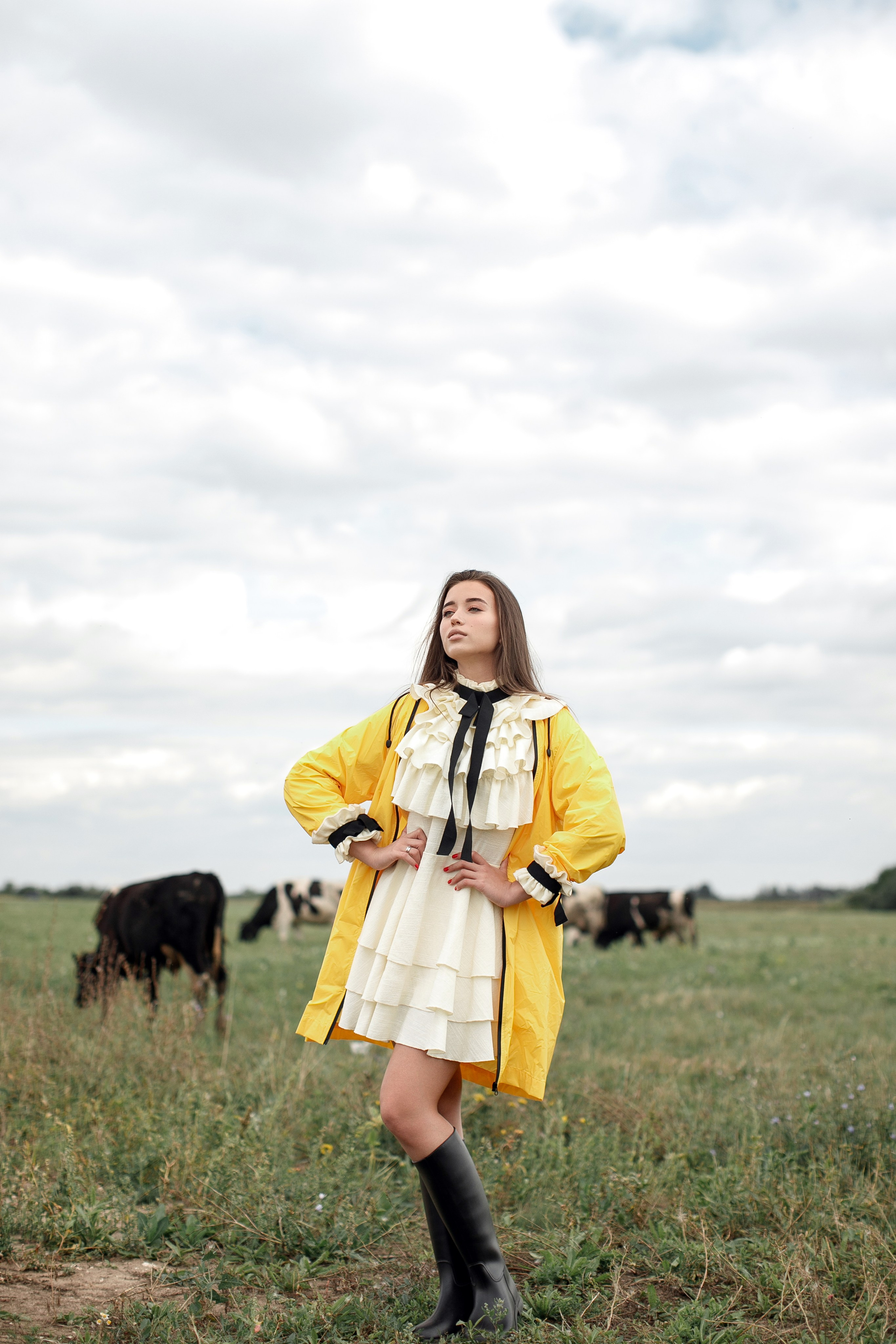 Фотосессия Полины у маяка. Свадебный фотограф Москва