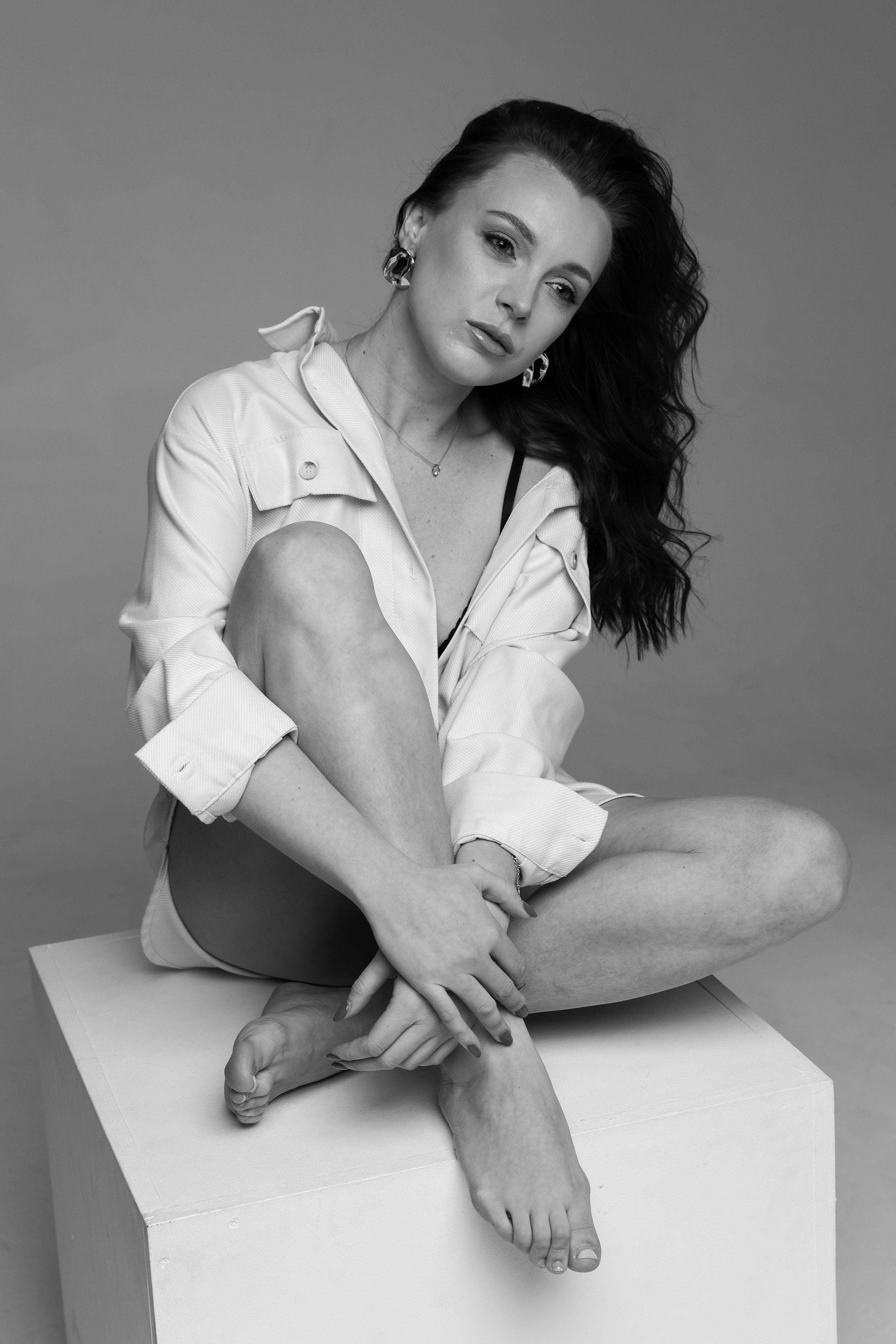 Таня, циклорама. Семейный фотограф в Санкт-Петербурге Алиса Мохова