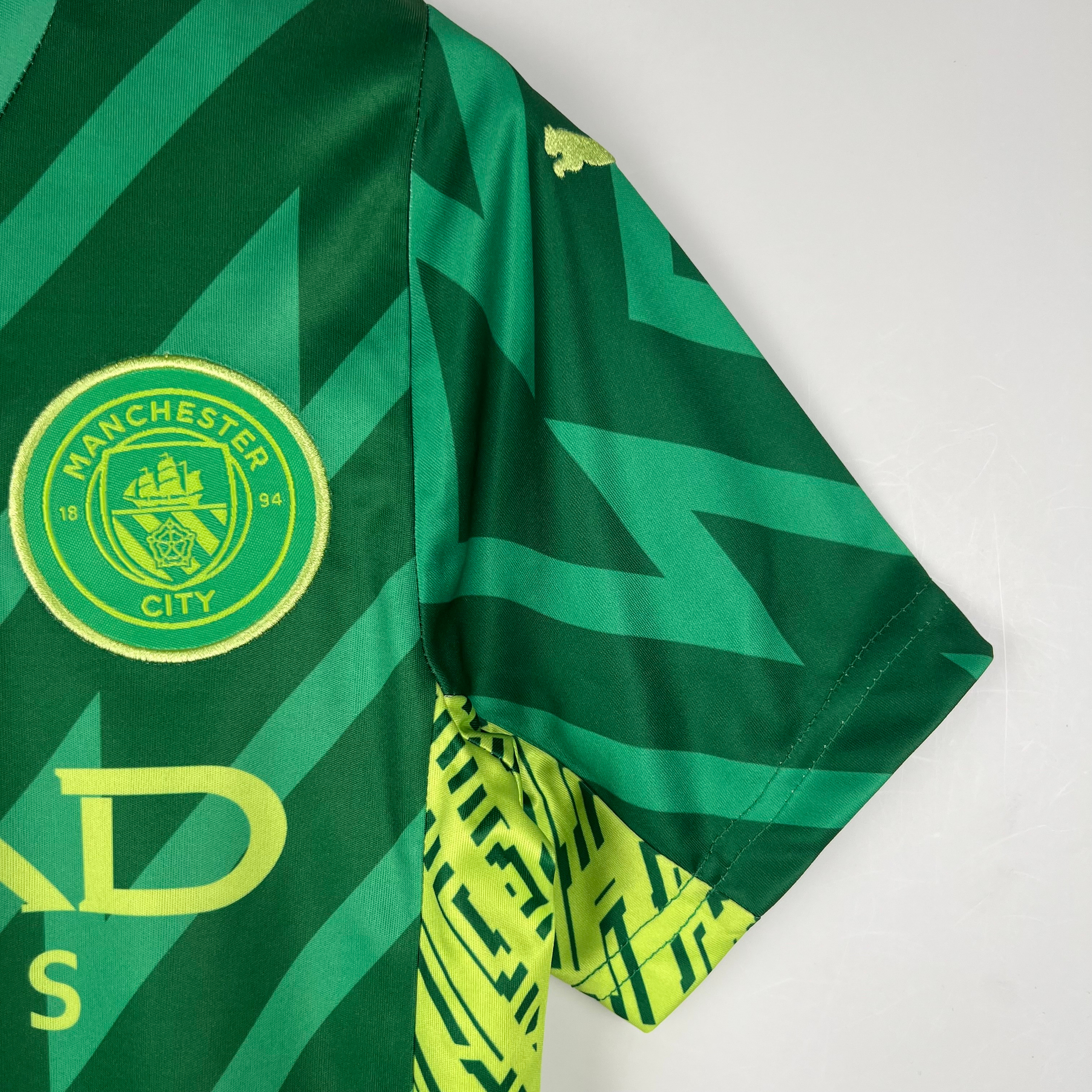 Зелёная детская вратарская форма Manchester City 2023-2024 купить. Футбольный магазин — ssw_magazin