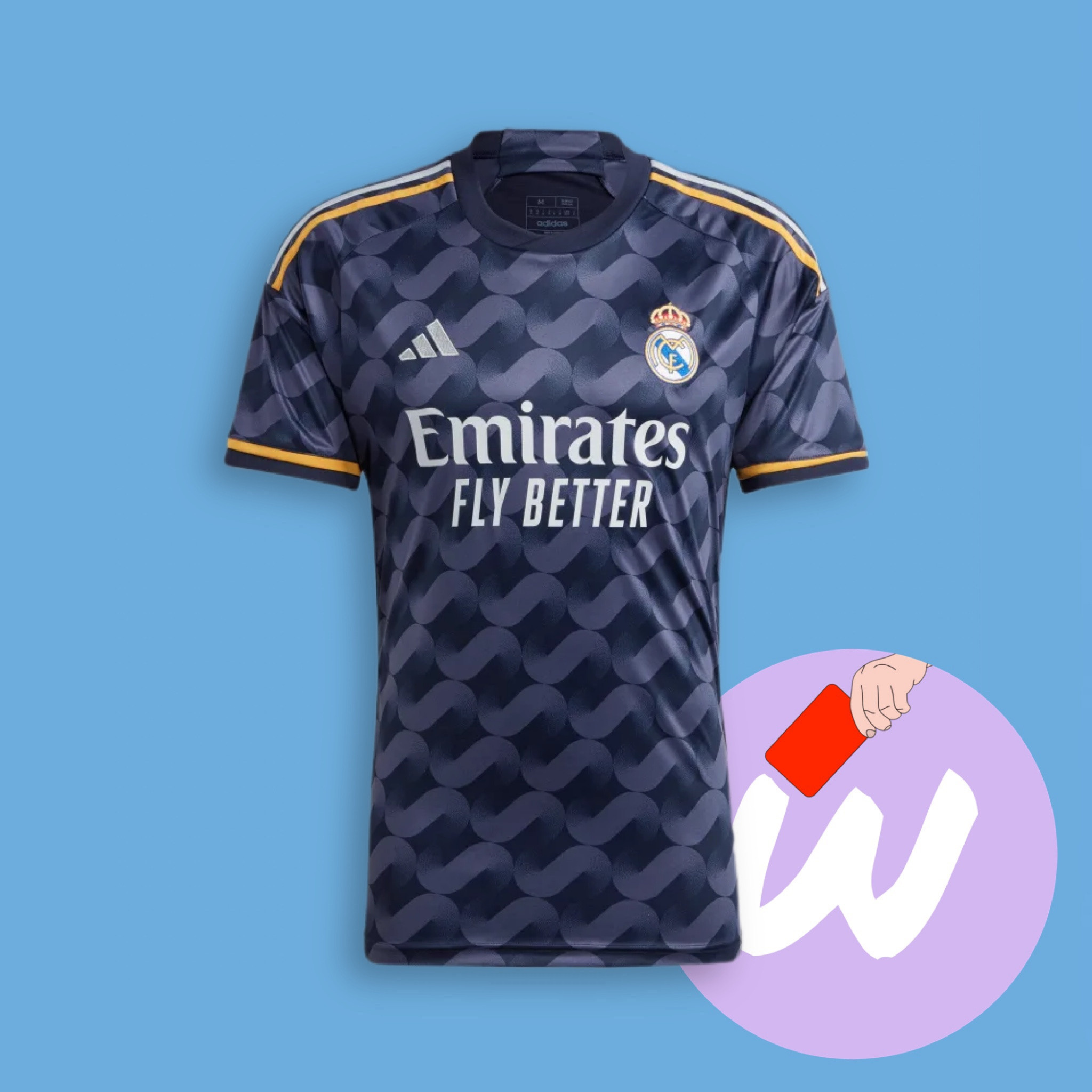 Выездная джерси Real Madrid 23/24. Футбольный магазин — ssw_magazin