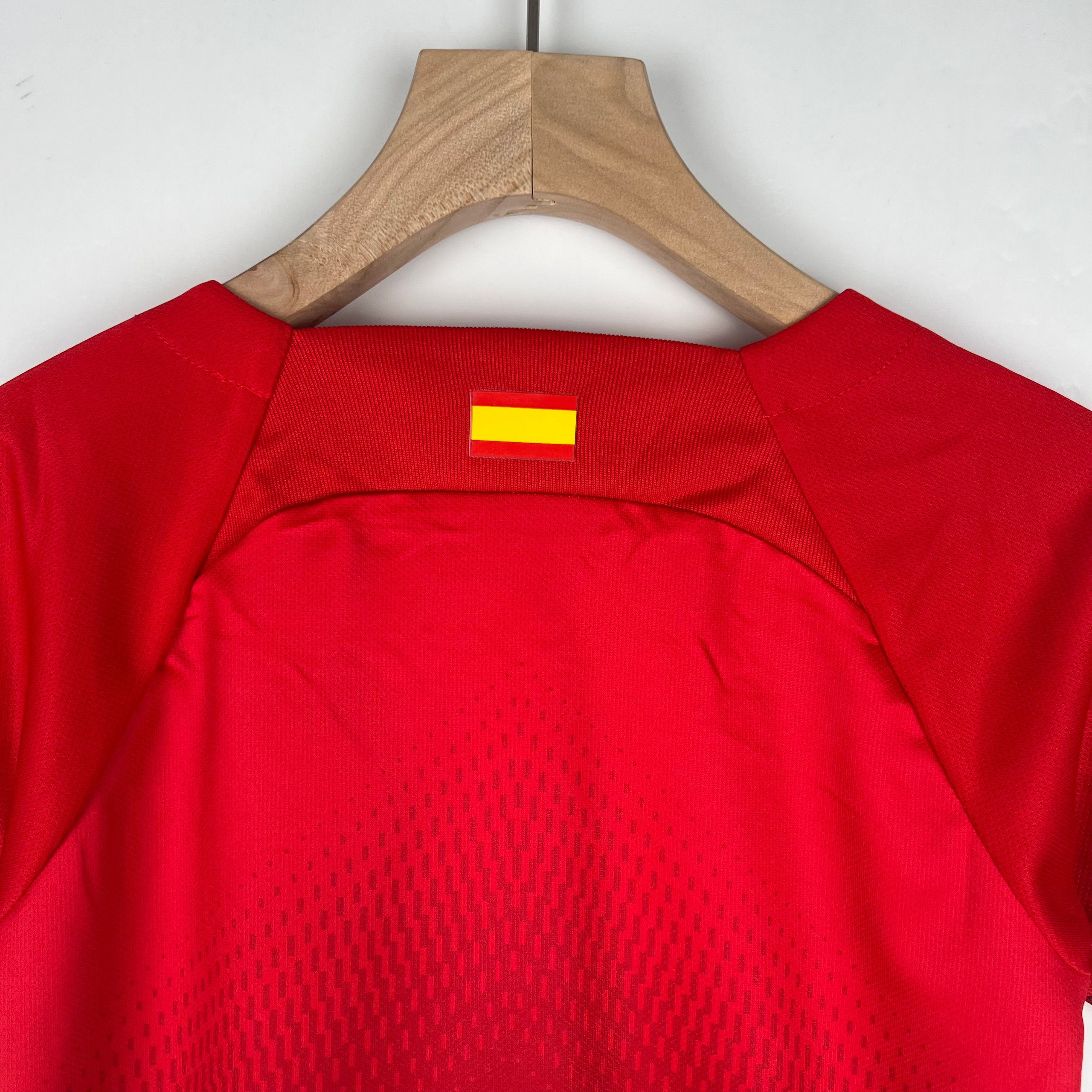 Домашняя футболка детская Atletico Madrid 2023-2024. Футбольный магазин — ssw_magazin