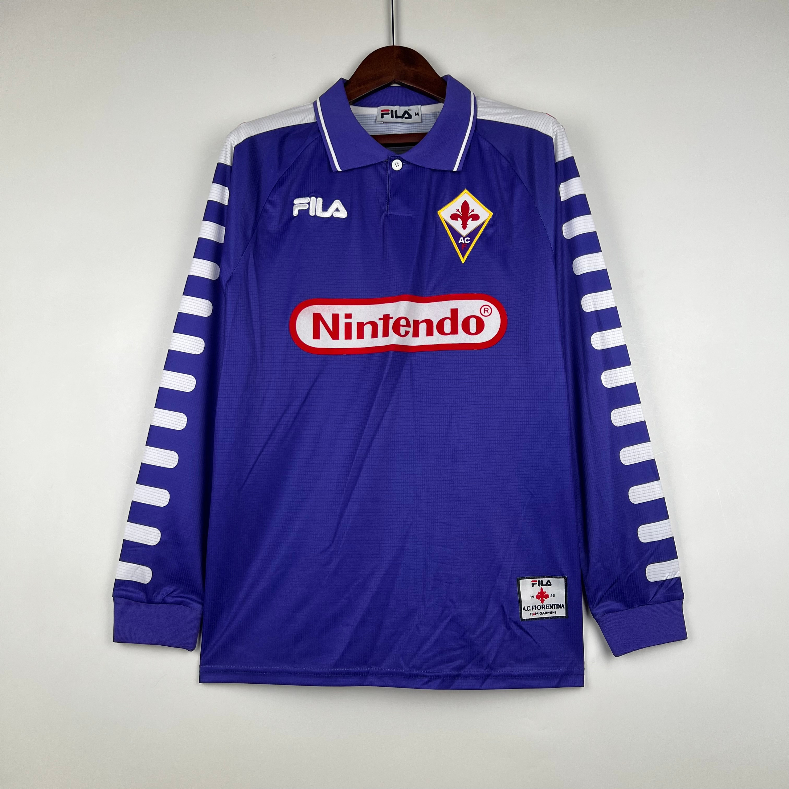 Ретро лонгслив Fiorentina 1998. Футбольный магазин — ssw_magazin