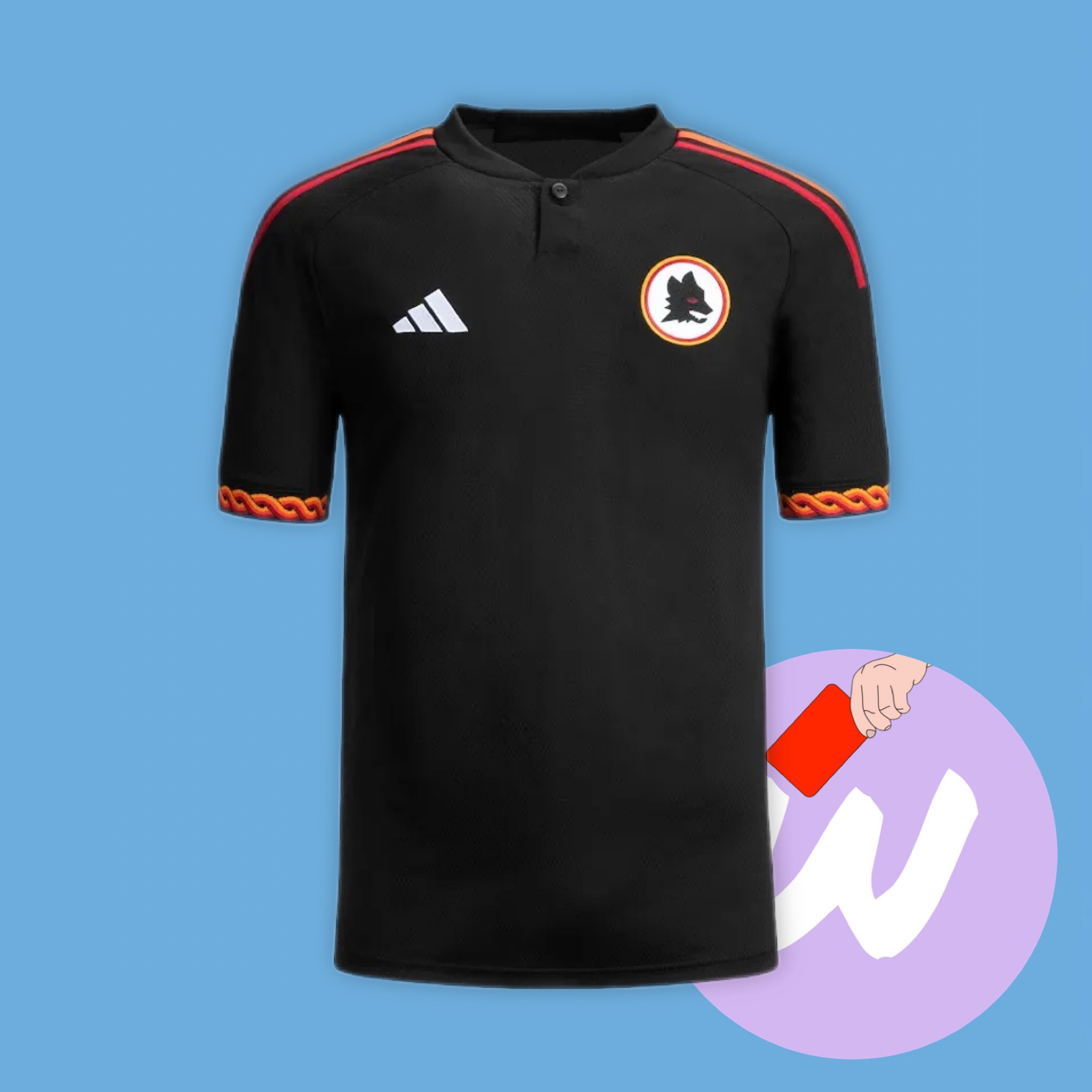 Третья футболка Ромы 2023-2024. Футбольный магазин — ssw_magazin