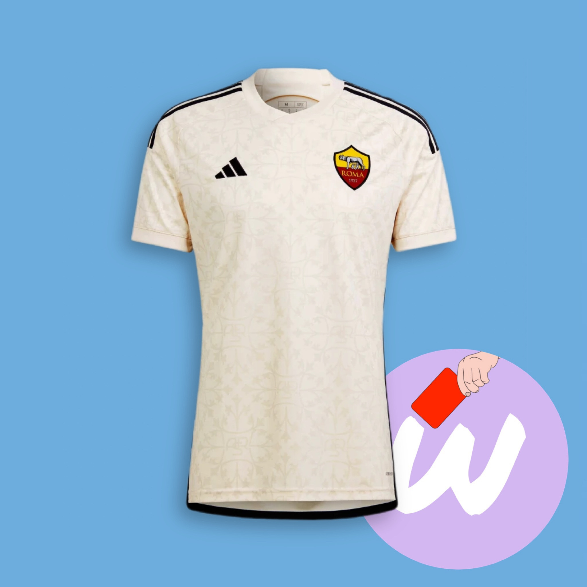 Выездная джерси Roma 23/24. Футбольный магазин — ssw_magazin