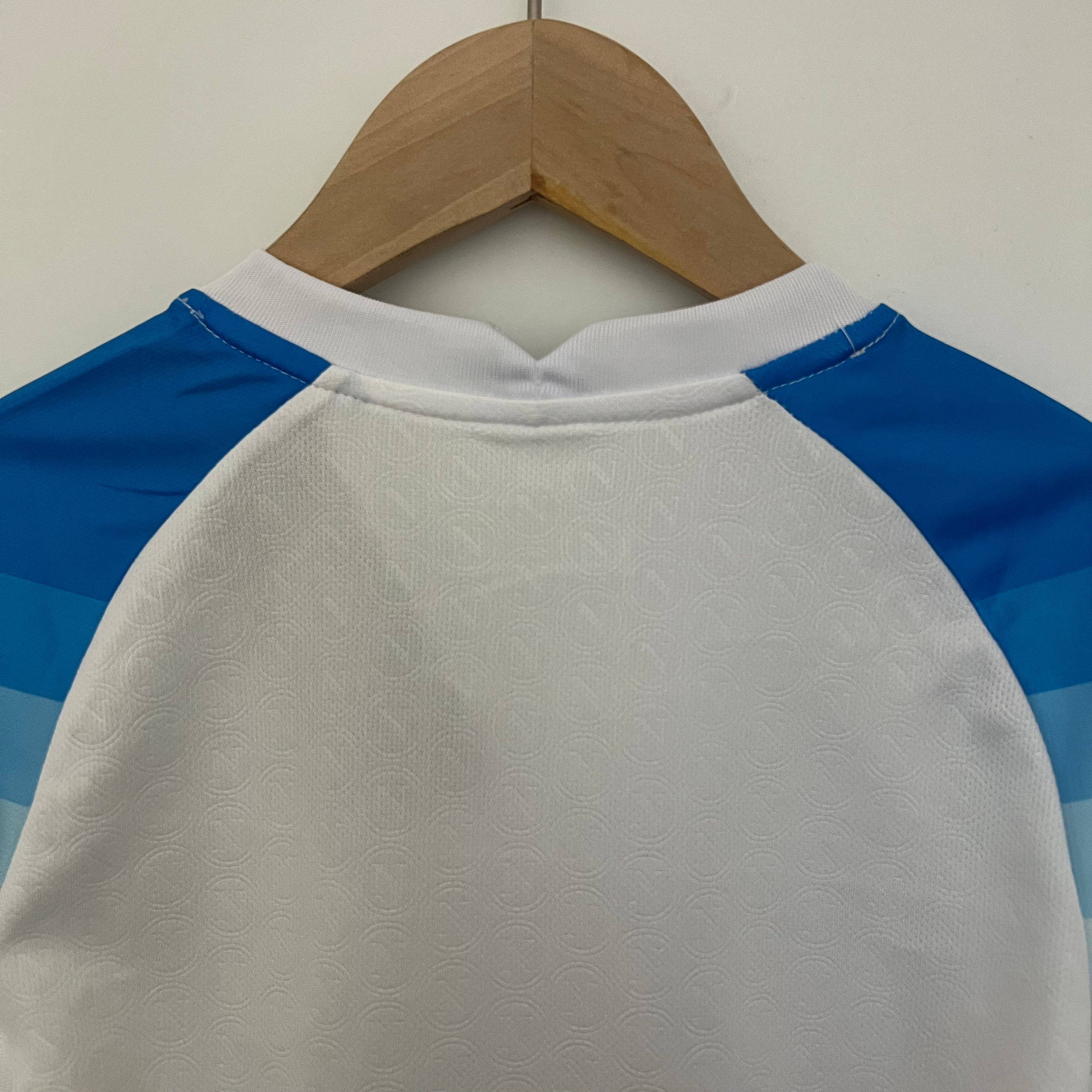 Выездная детская футбольная форма Napoli 2023-2024. Футбольный магазин — ssw_magazin