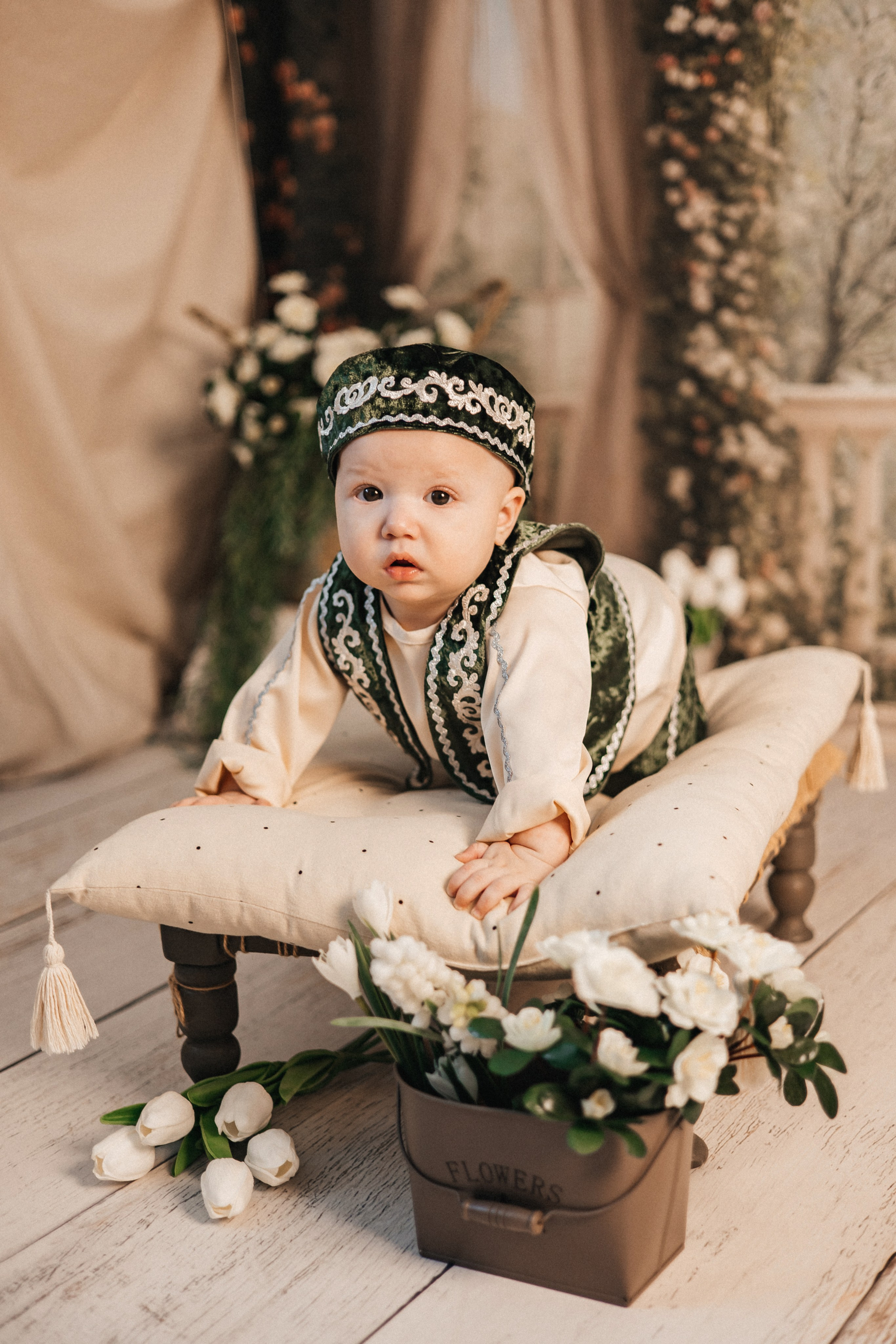 Красота костюма «татарский». Фотограф новорождённых Екатерина Боброва. Ульяновск