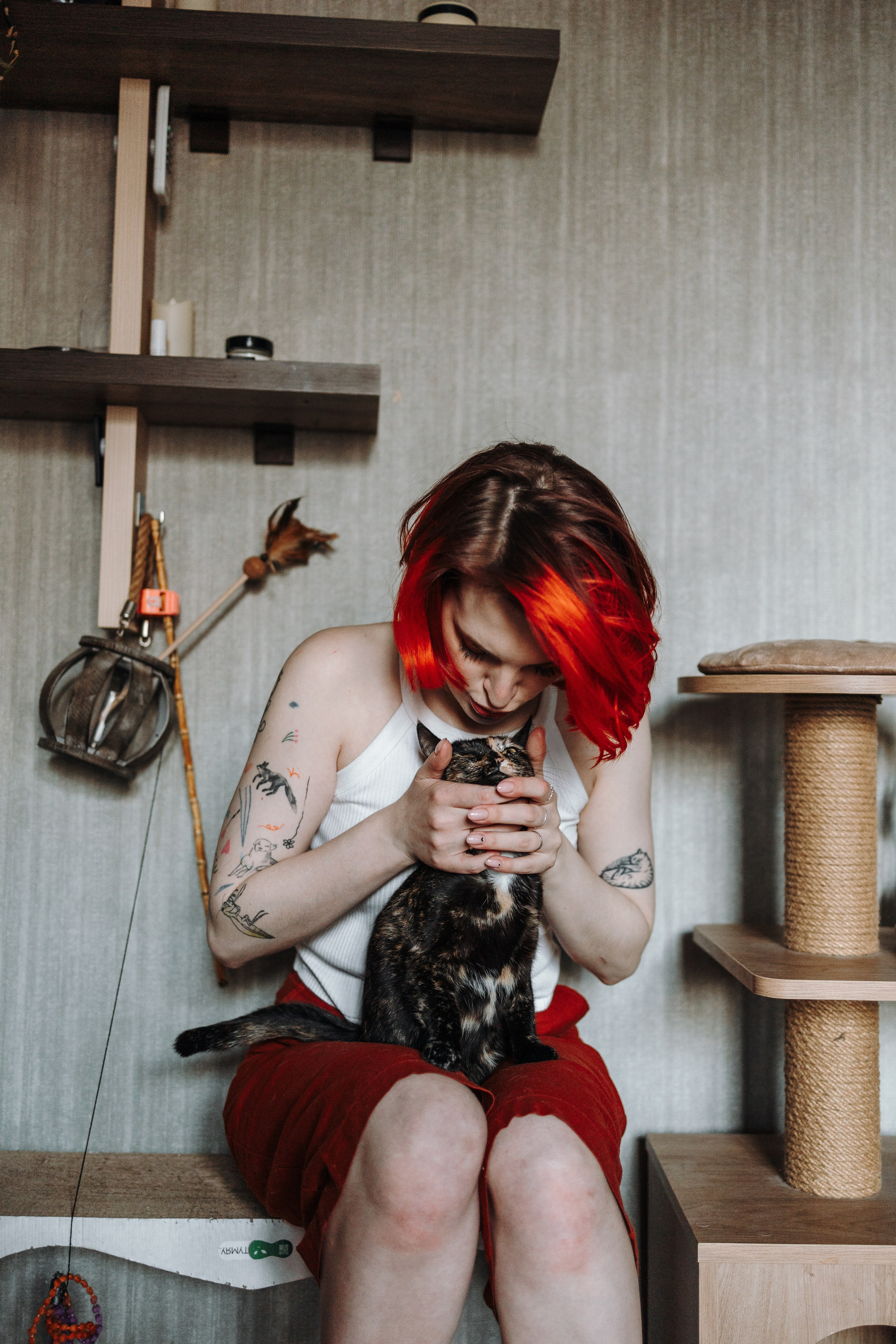 Саша и ее хвосты. Фотограф — Анималист | Санкт-Петербург