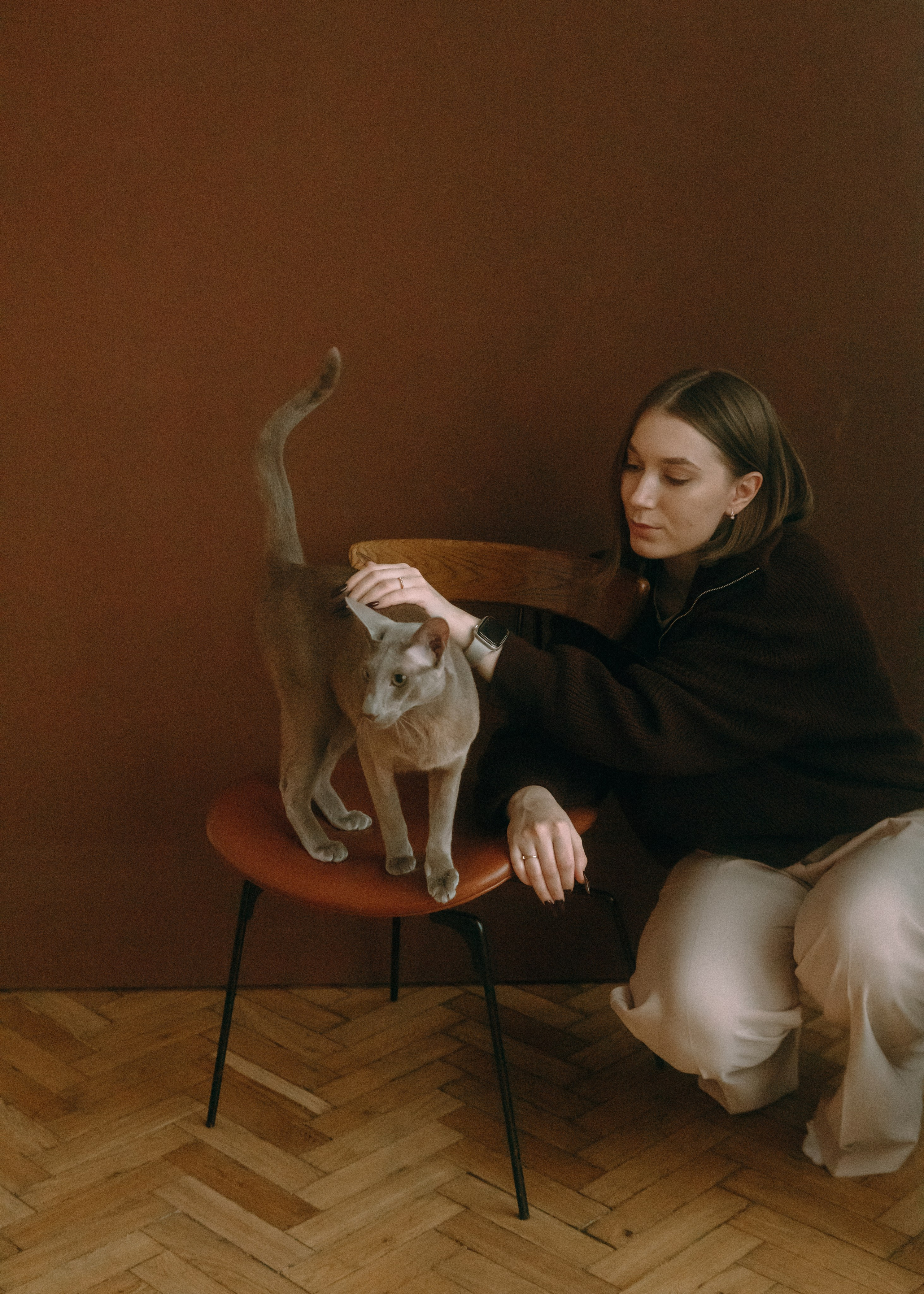 Амина, Булат и Орион. Фотограф-анималист Ксения Воробьева, Москва