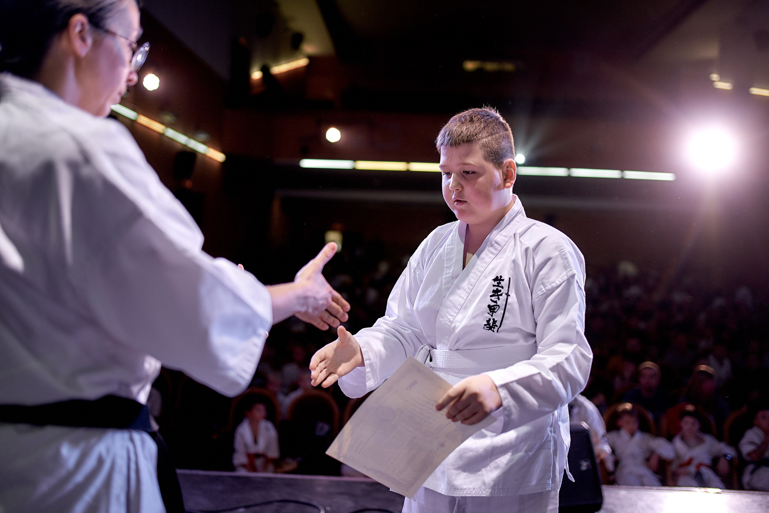 Репортаж награждения по дисциплине киокушин каратэ. Репортажный фотограф Ирина Курманаева