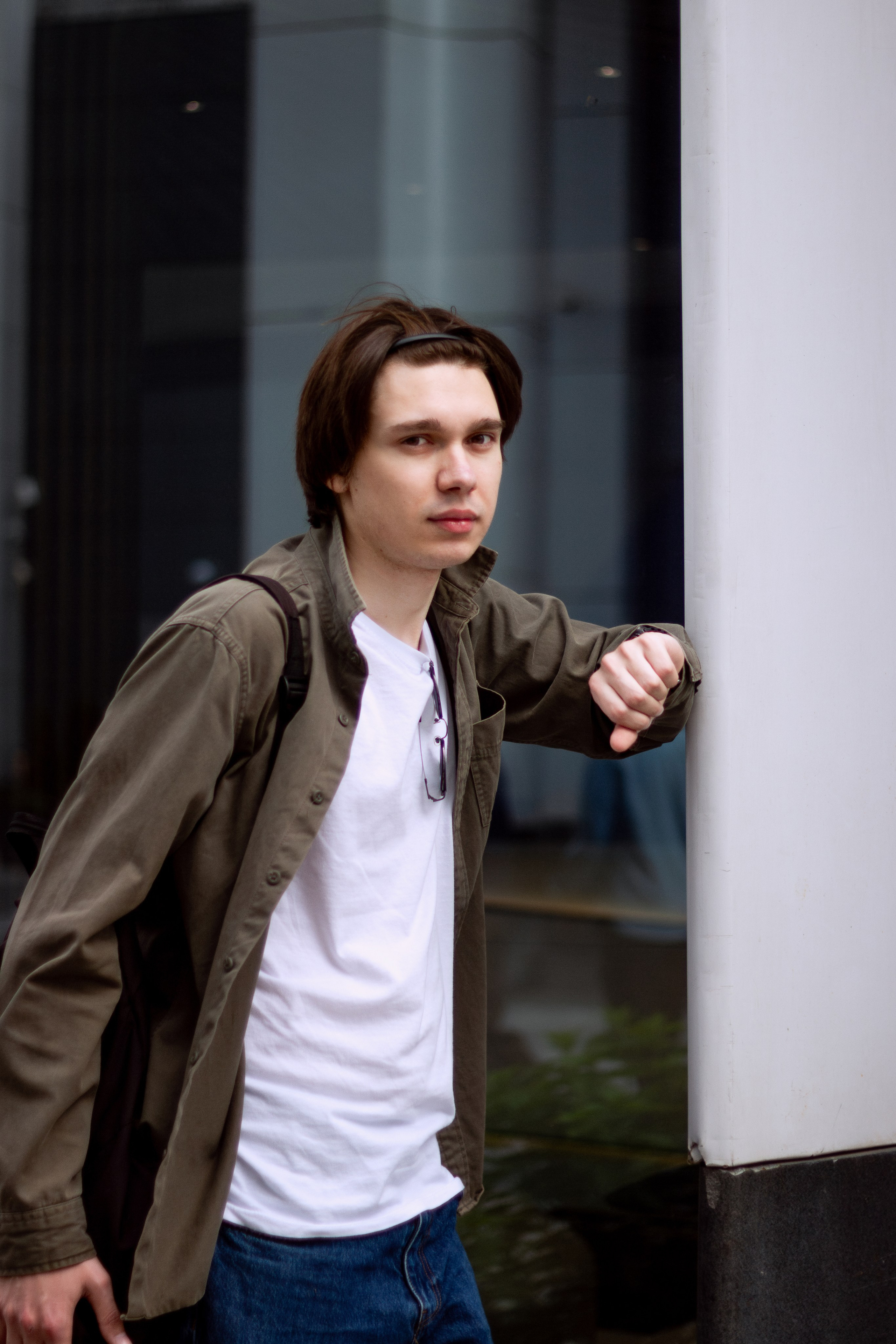 Коля в бизнес-центра Аквамарин. Портретный фотограф Москва Юлия Трякина