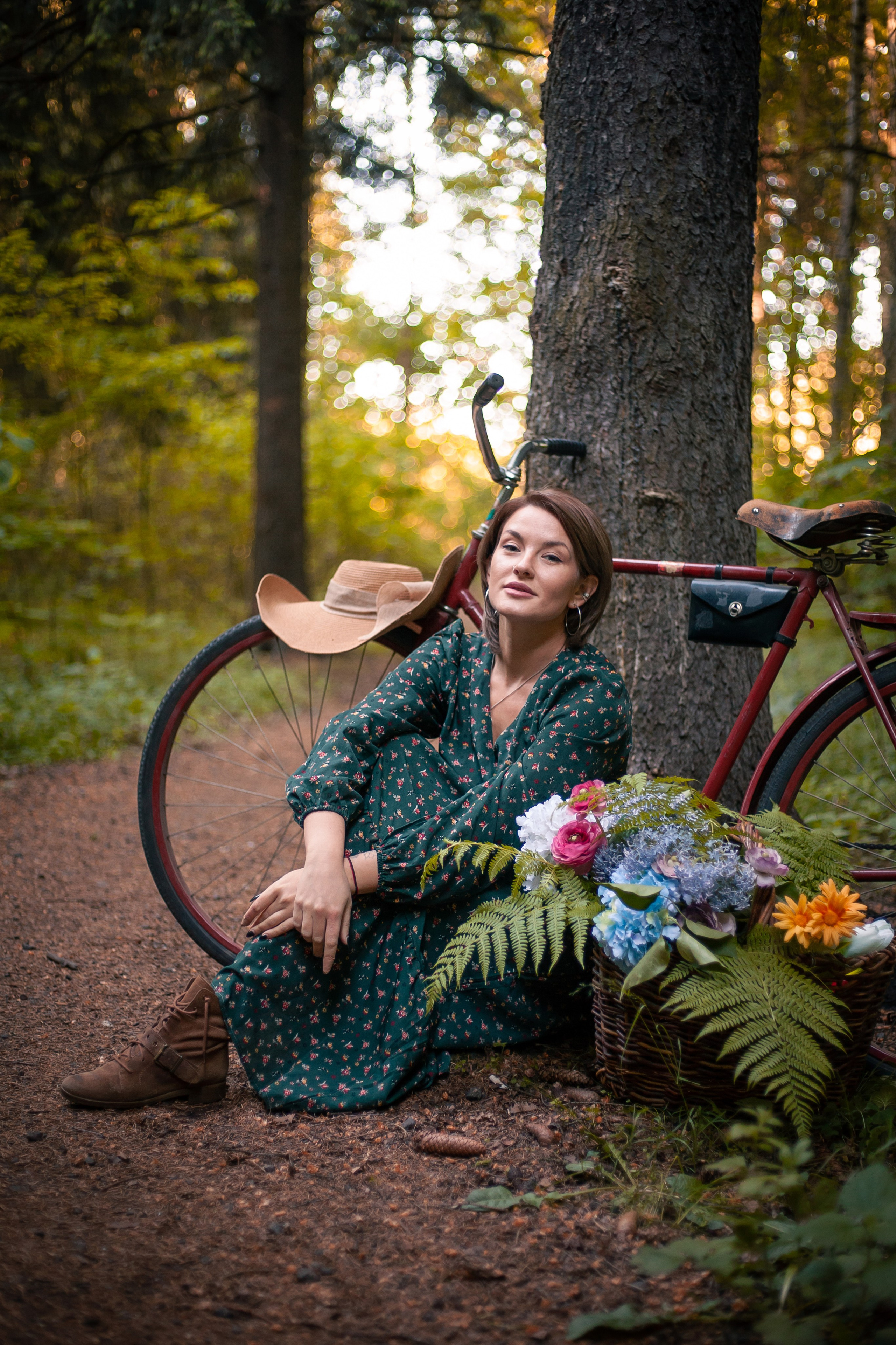 С велосипедом. Фотограф Мария Кольцова
