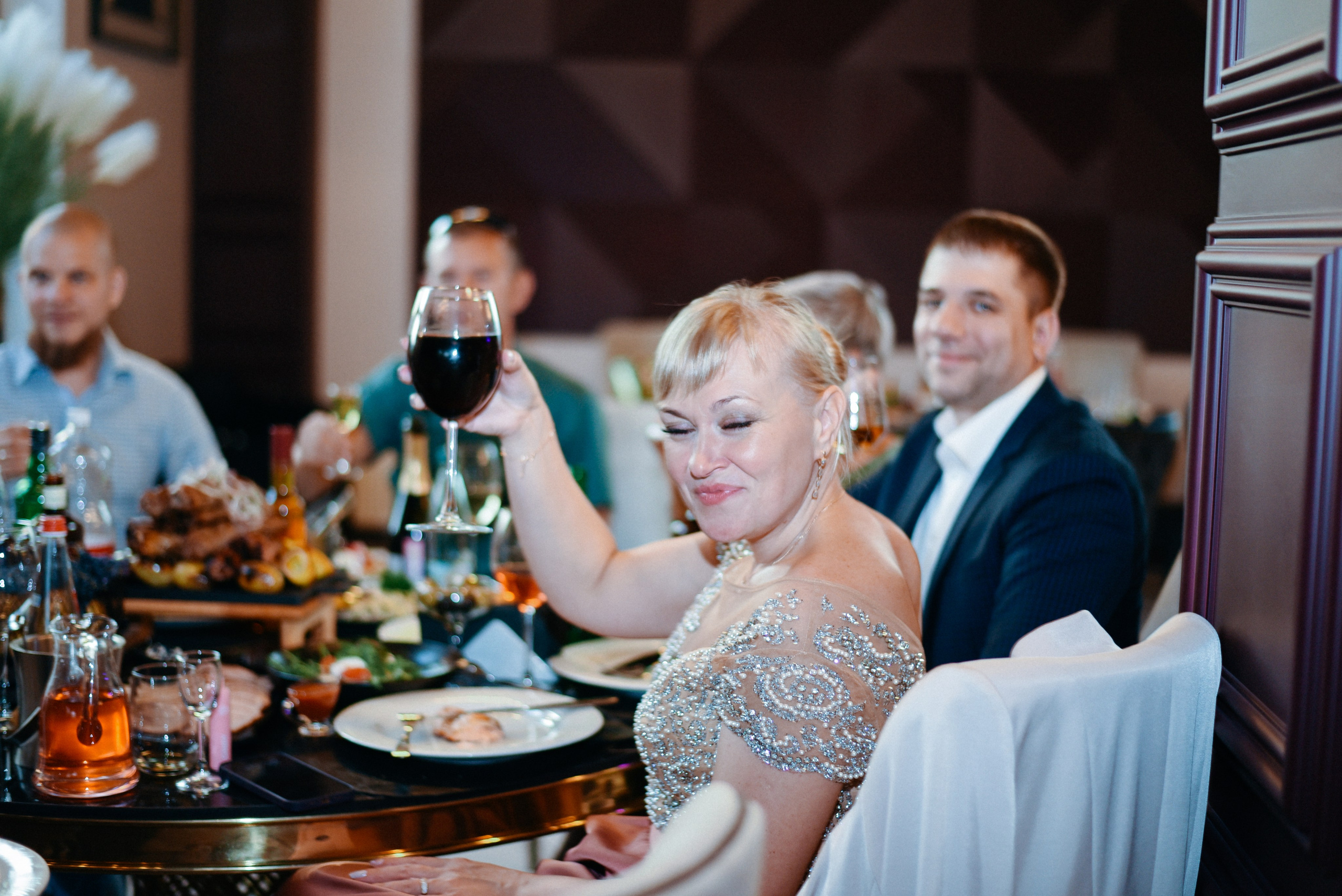 Виктор и Ангелина Банкет на 100 гостей Ресторан Segreto. Фотограф Лола Волна, город Москва