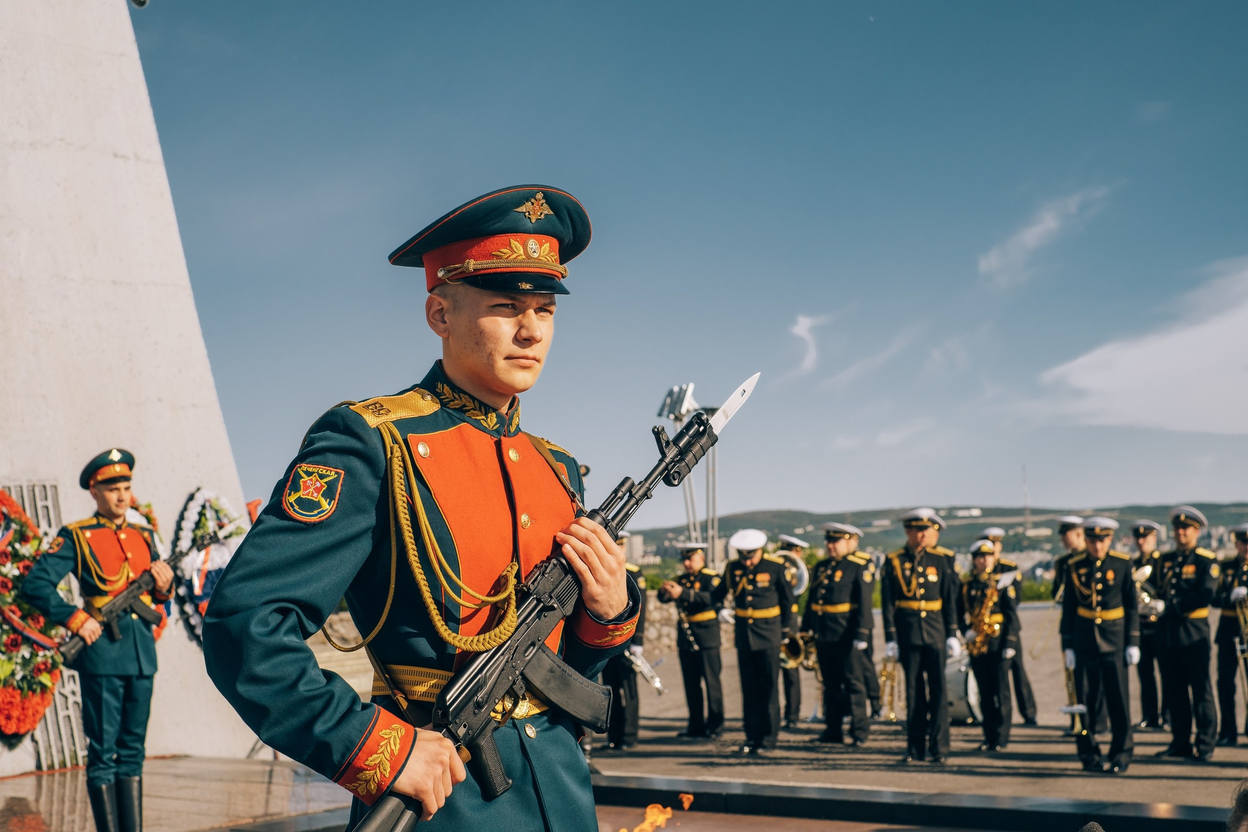 Репортаж церемонии «Путь Победы». Фотограф в Мурманске Полина Аленовская