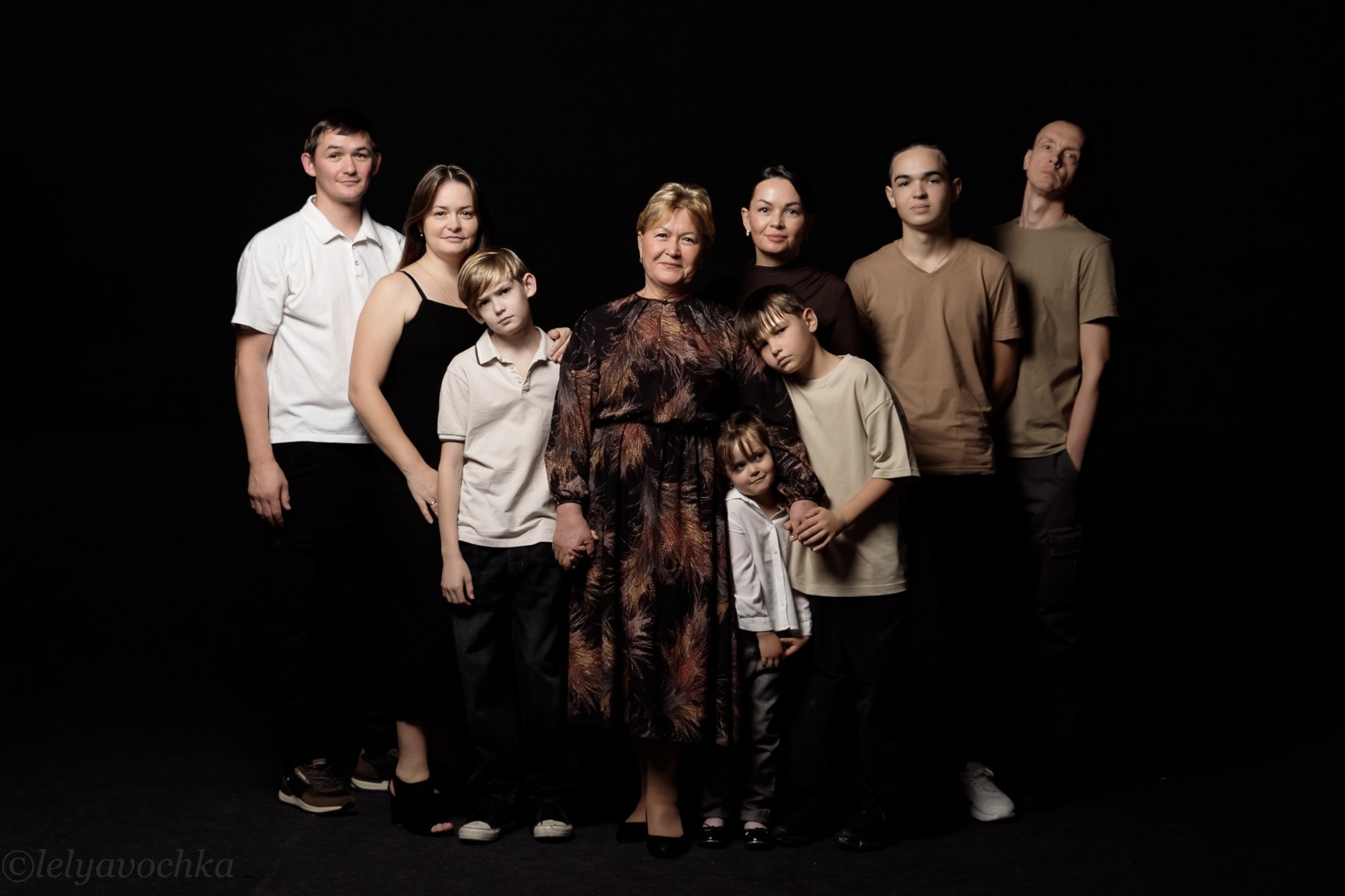 Большая дружная семья. Счастливый фотограф Елена Лелявочка СПб