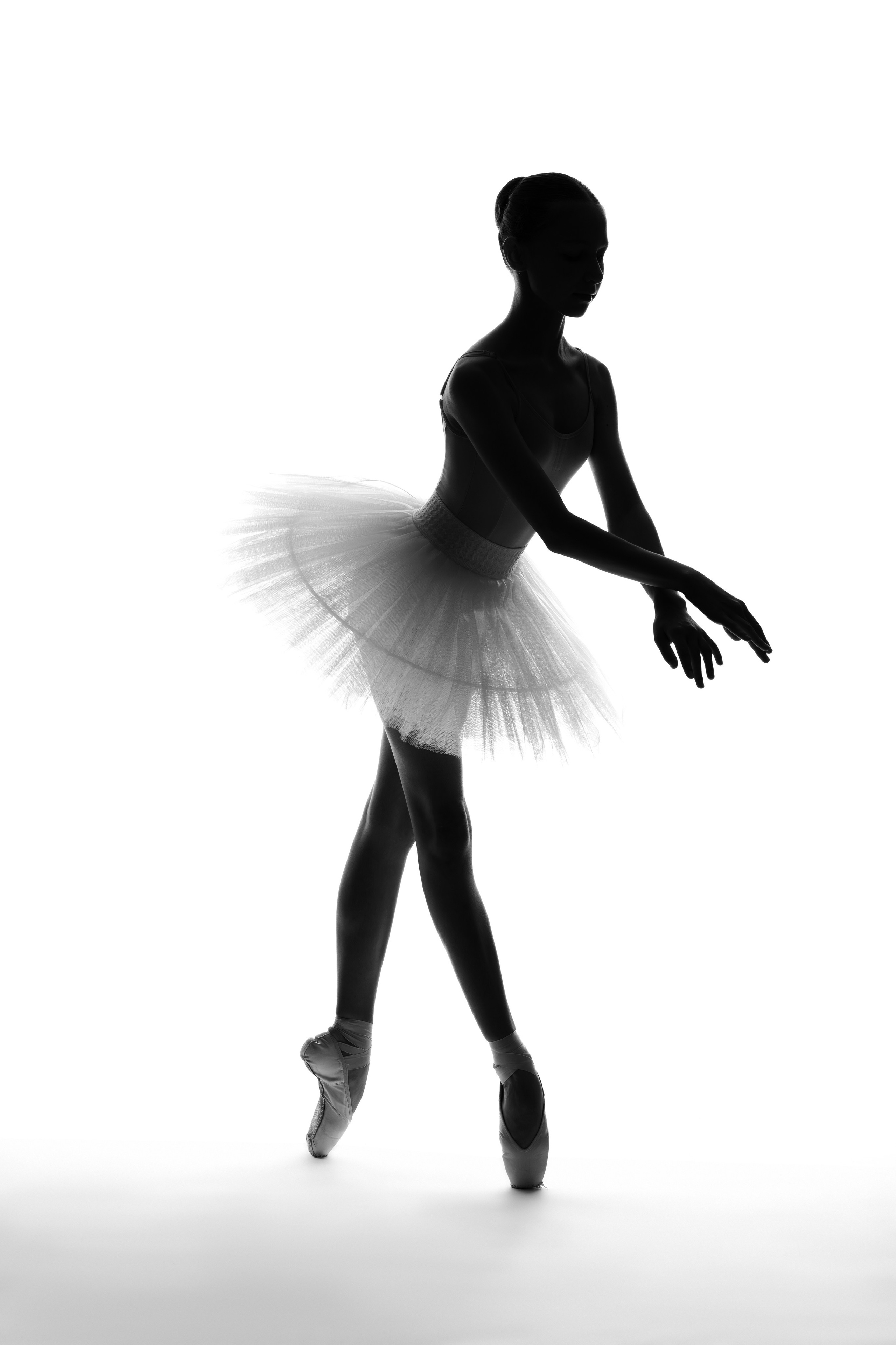 Портретная фотосессия в стиле «Минимализм»: балет и спорт. Виктория Беник