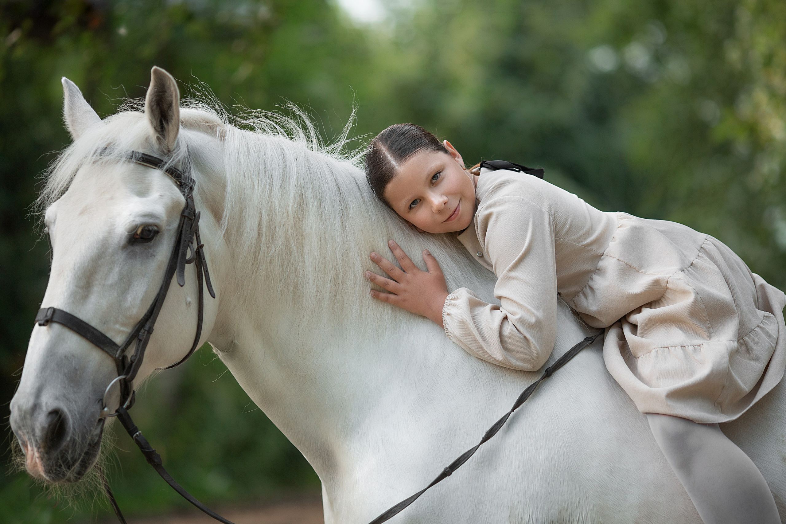 Варвара, Анастасия и Воробушек. Фотосессия с лошадьми в Нижнем Новгороде