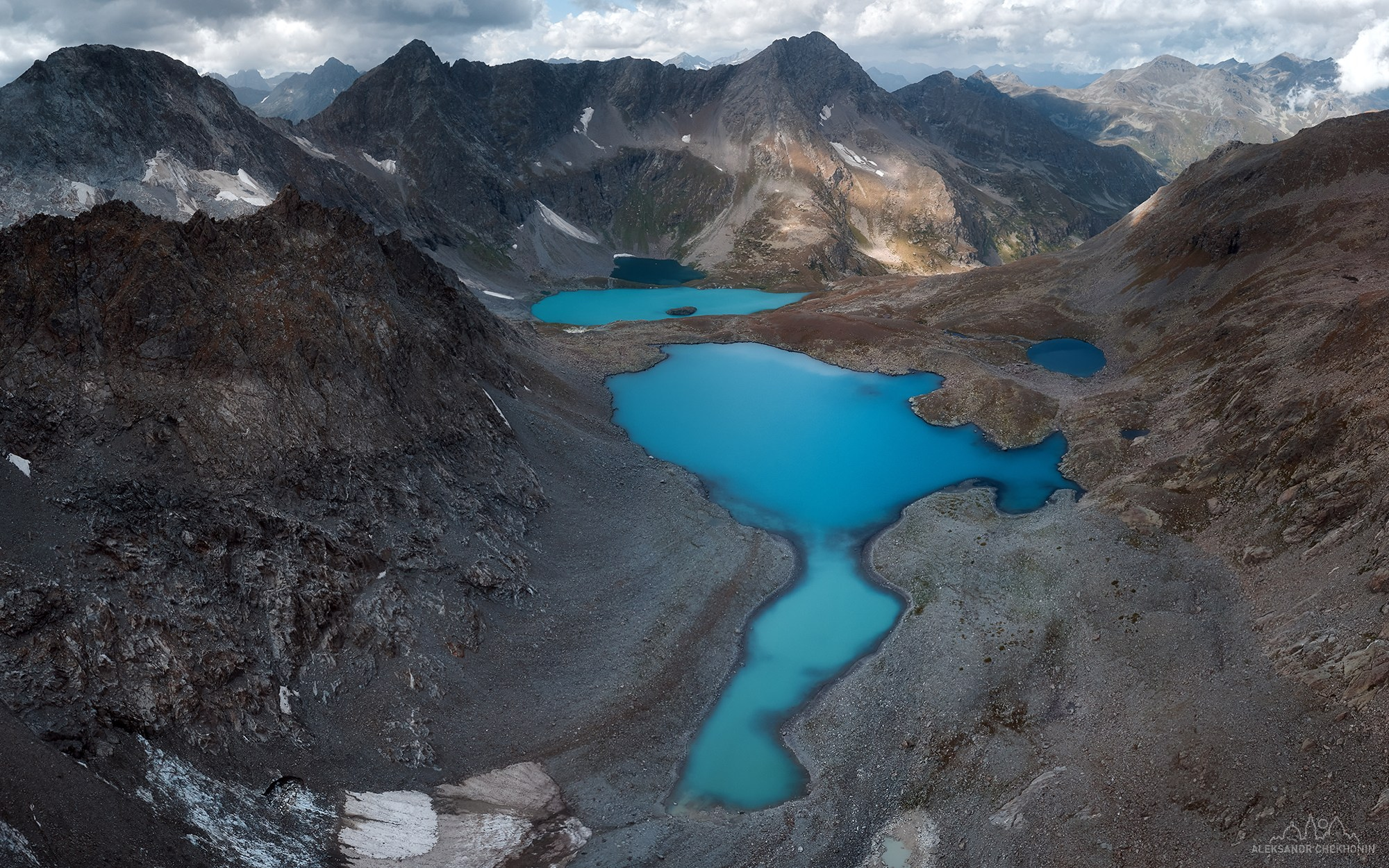 Aerial photography. Landscape photographer Aleksandr Chekhonin