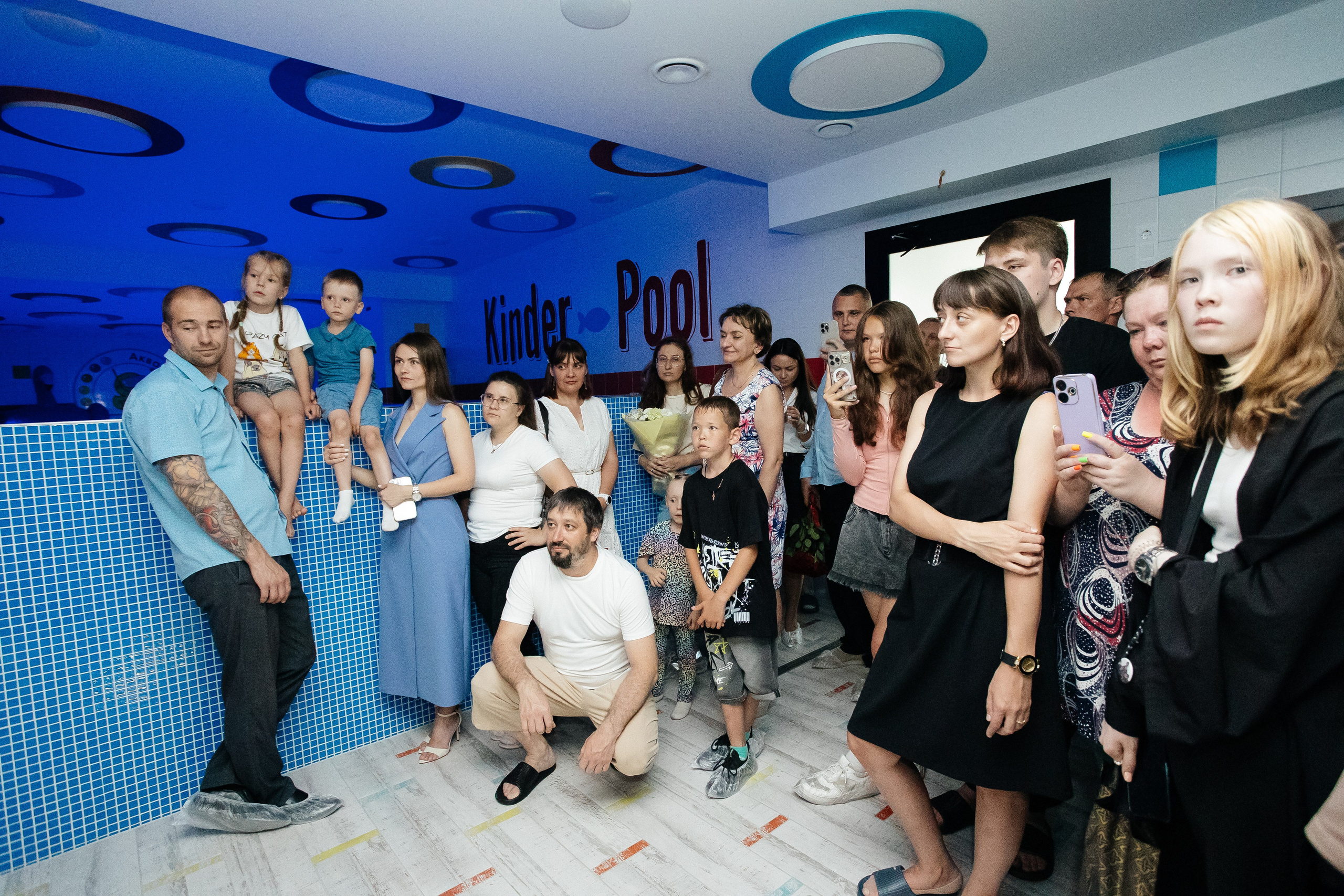 Открытие бассейна. Фотограф в Иркутске