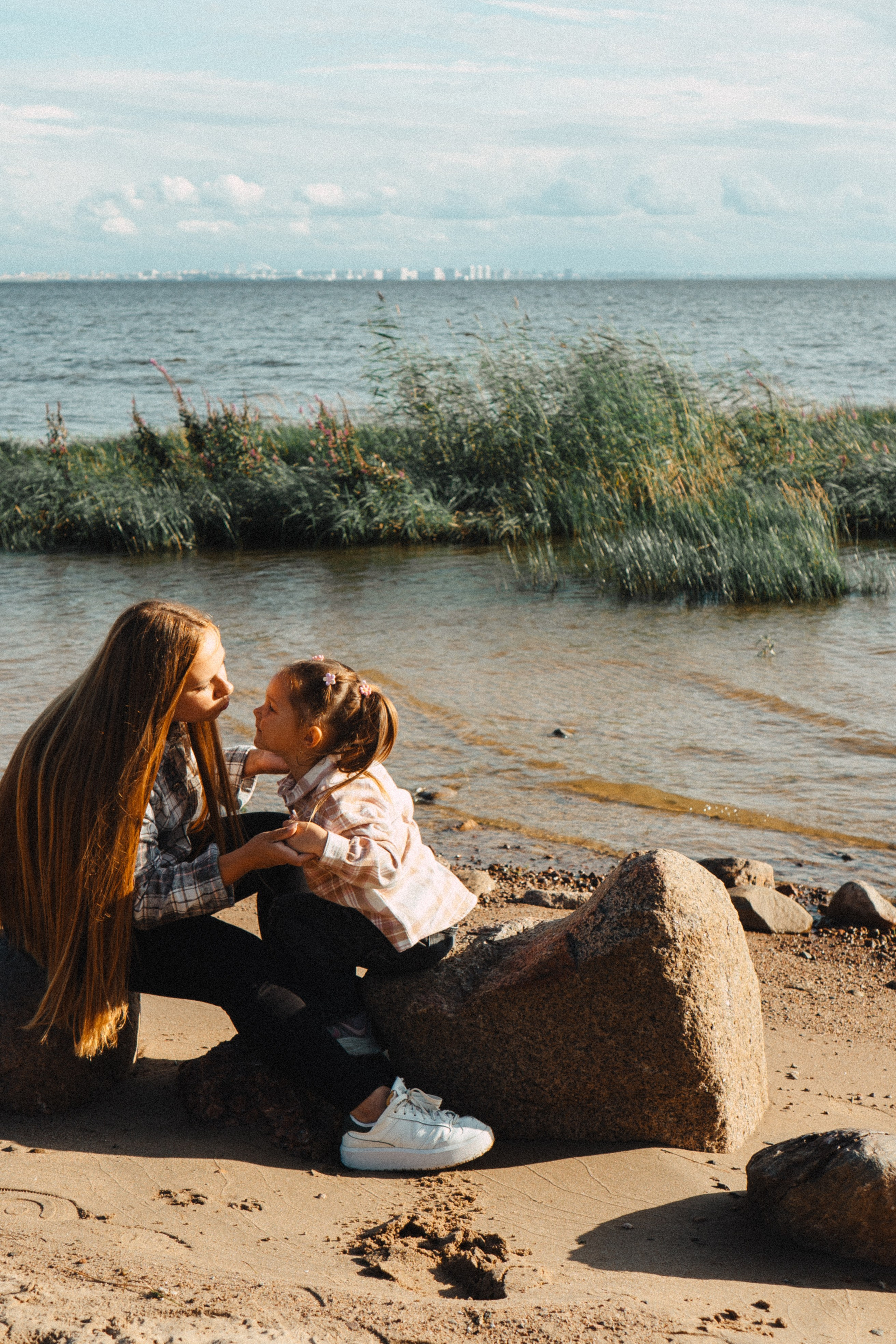 МАМА И ДОЧКА НА ФИНСКОМ ЗАЛИВЕ. Профессиональный фотограф, Санкт-Петербург — Виктория Богомолова