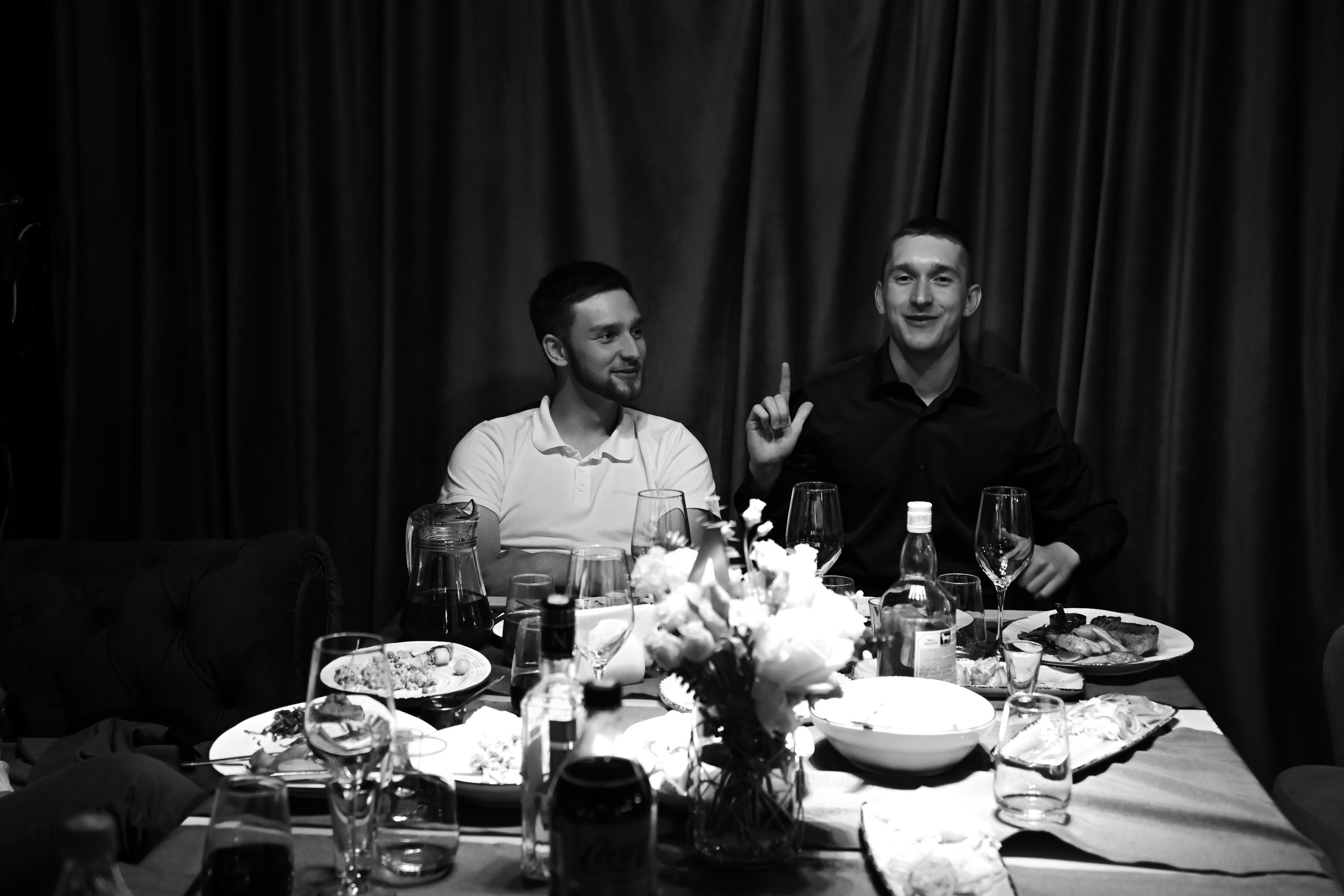 Black and white film. <3