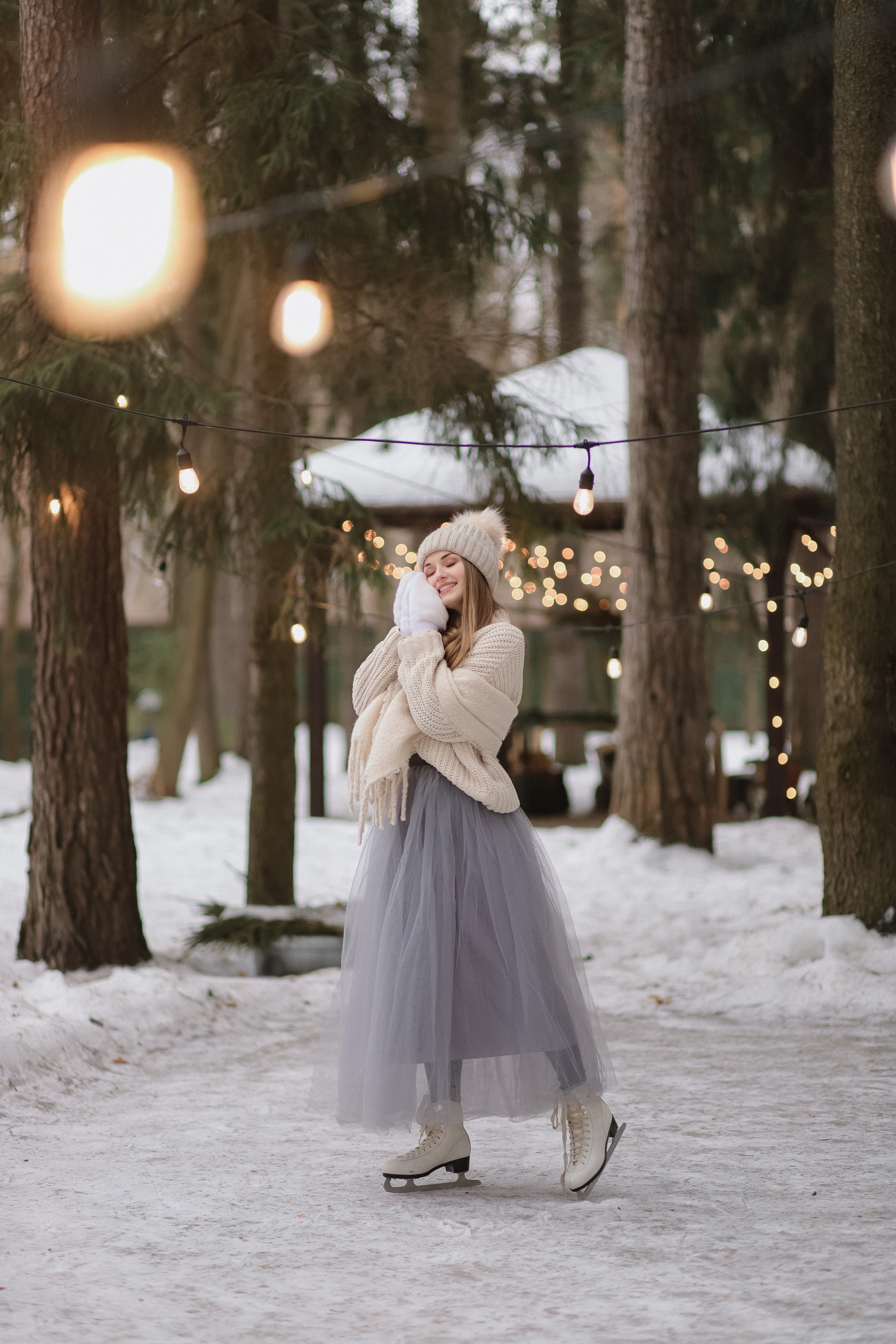 Девушка на катке. Свадебный, семейный и детский фотограф в Люберцах Зайцева Анастасия