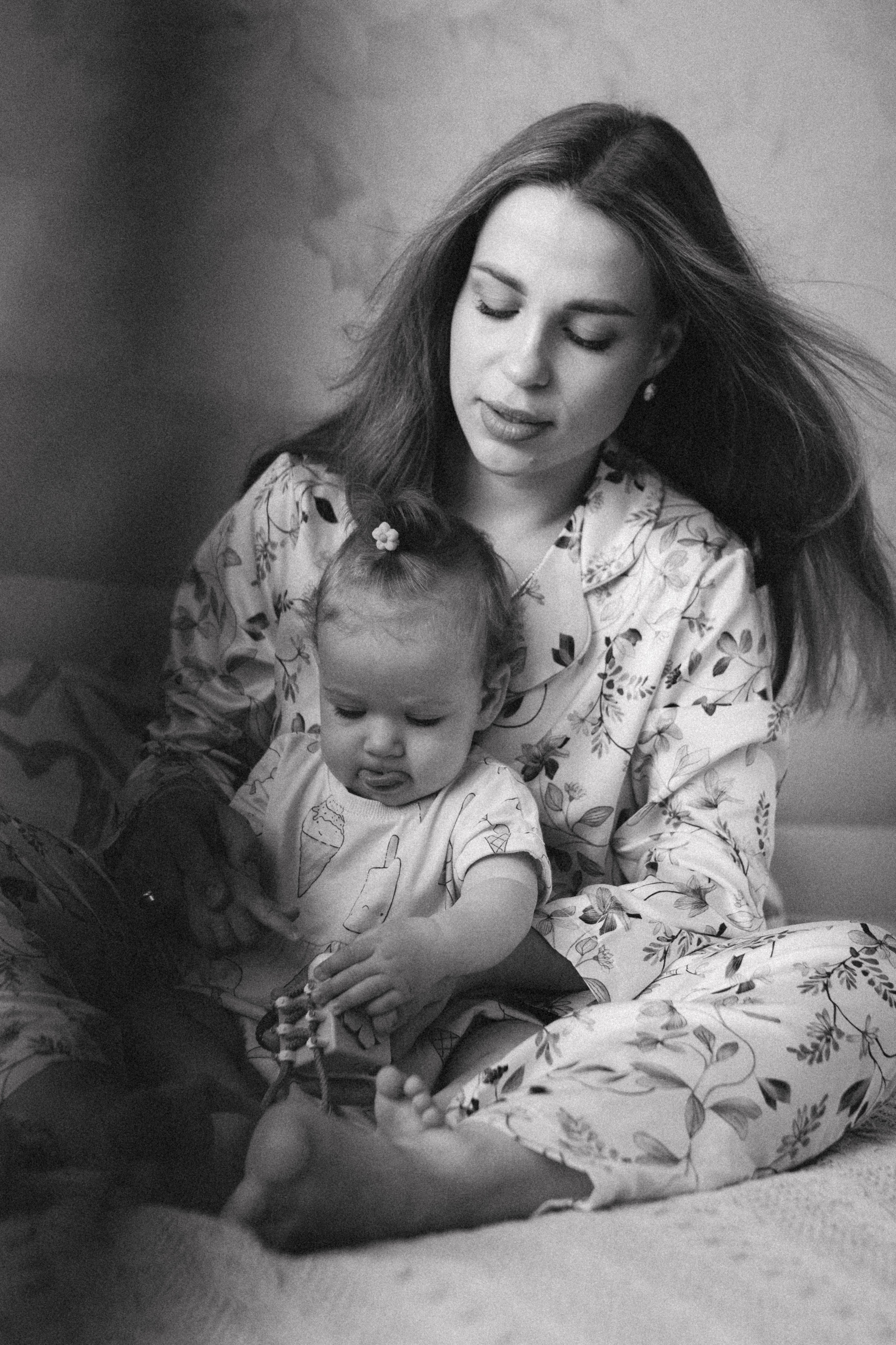 Пижамная фотосессия Проект 12 месяцев. Детский, семейный фотограф в Тюмени Алеся Плужник