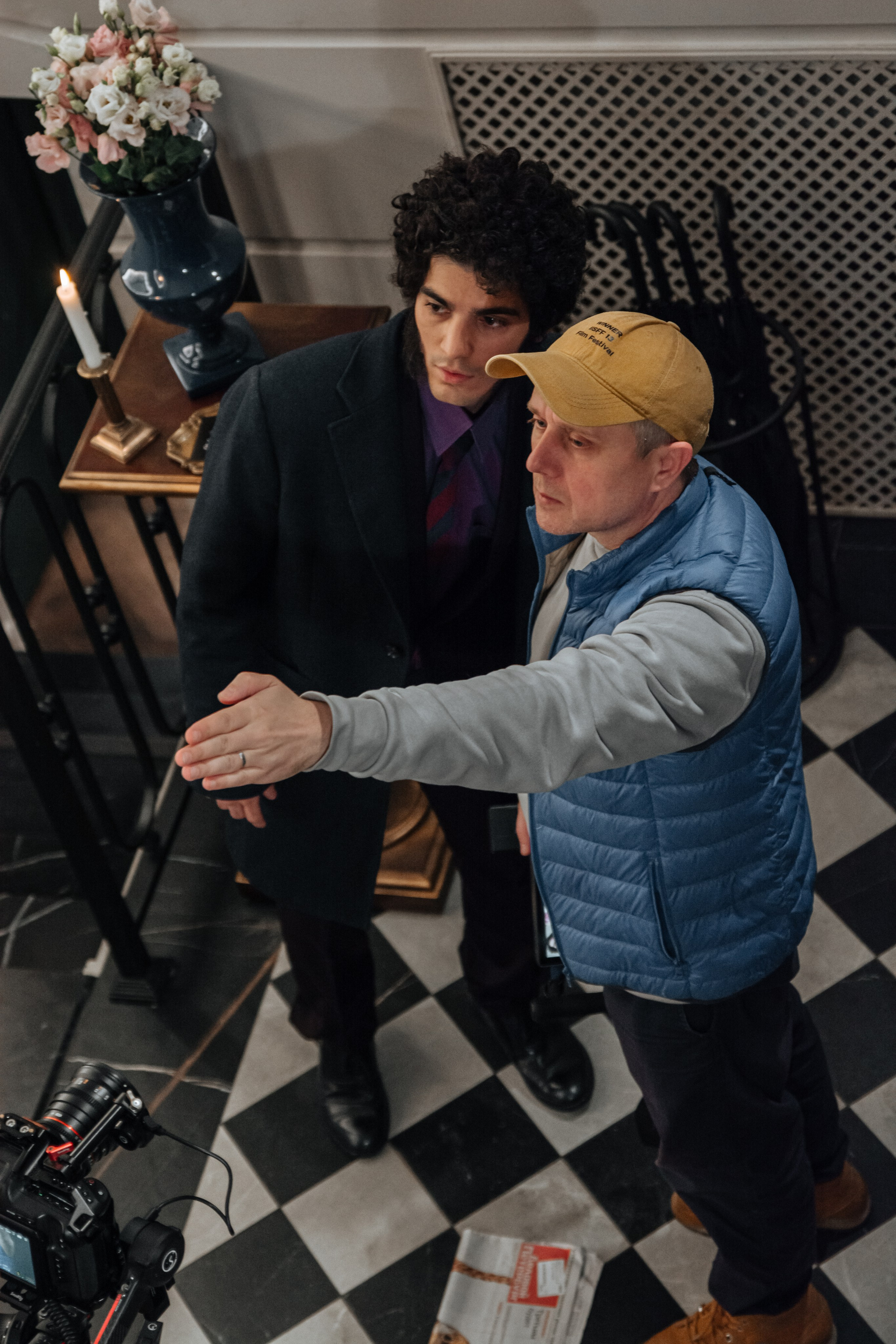 Пушкин в отеле «Оболенский». Съёмка ролика для конкурса. Портретный фотограф в Санкт-Петербурге Дмитриева Наталия