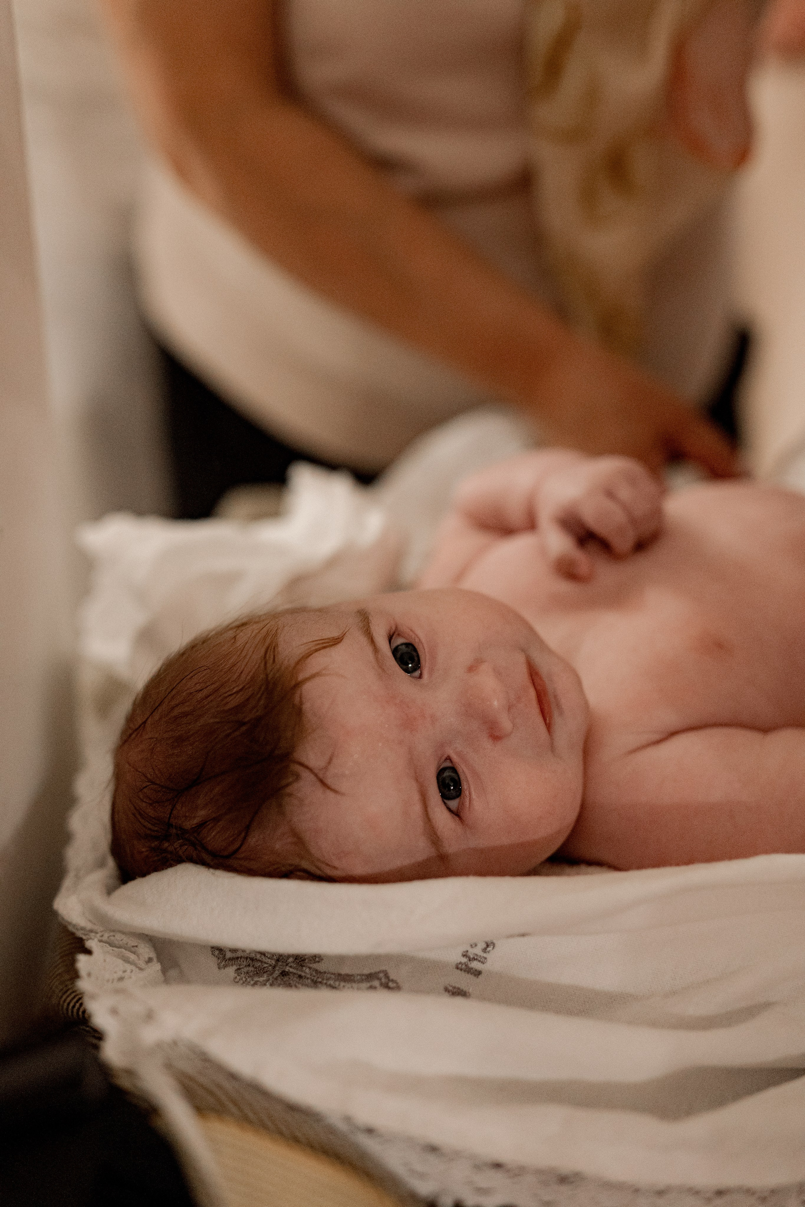 Таинство Крещения Саши. Фотограф новорождённых Newborn Москва