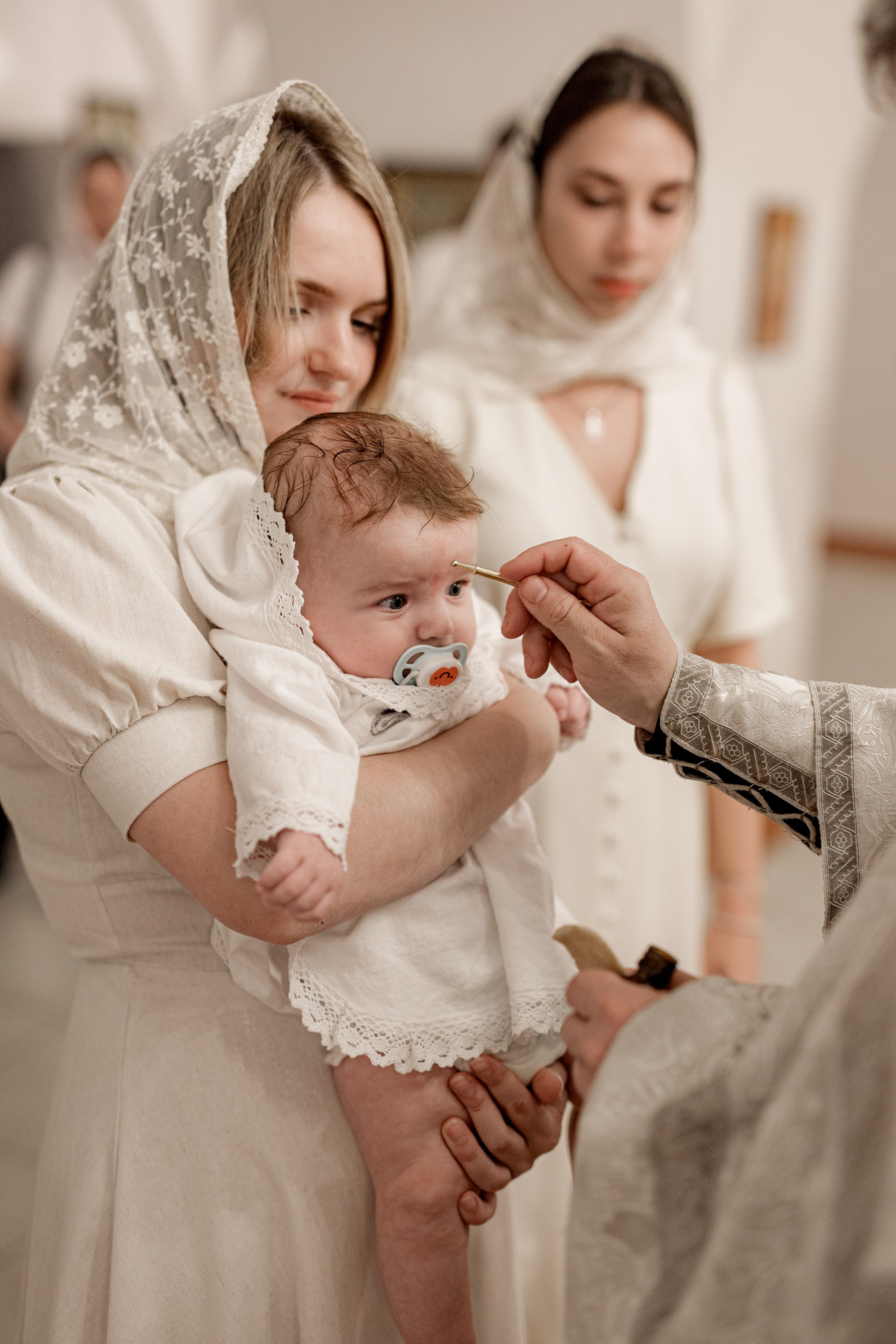 Таинство Крещения Саши. Фотограф новорождённых Newborn Москва