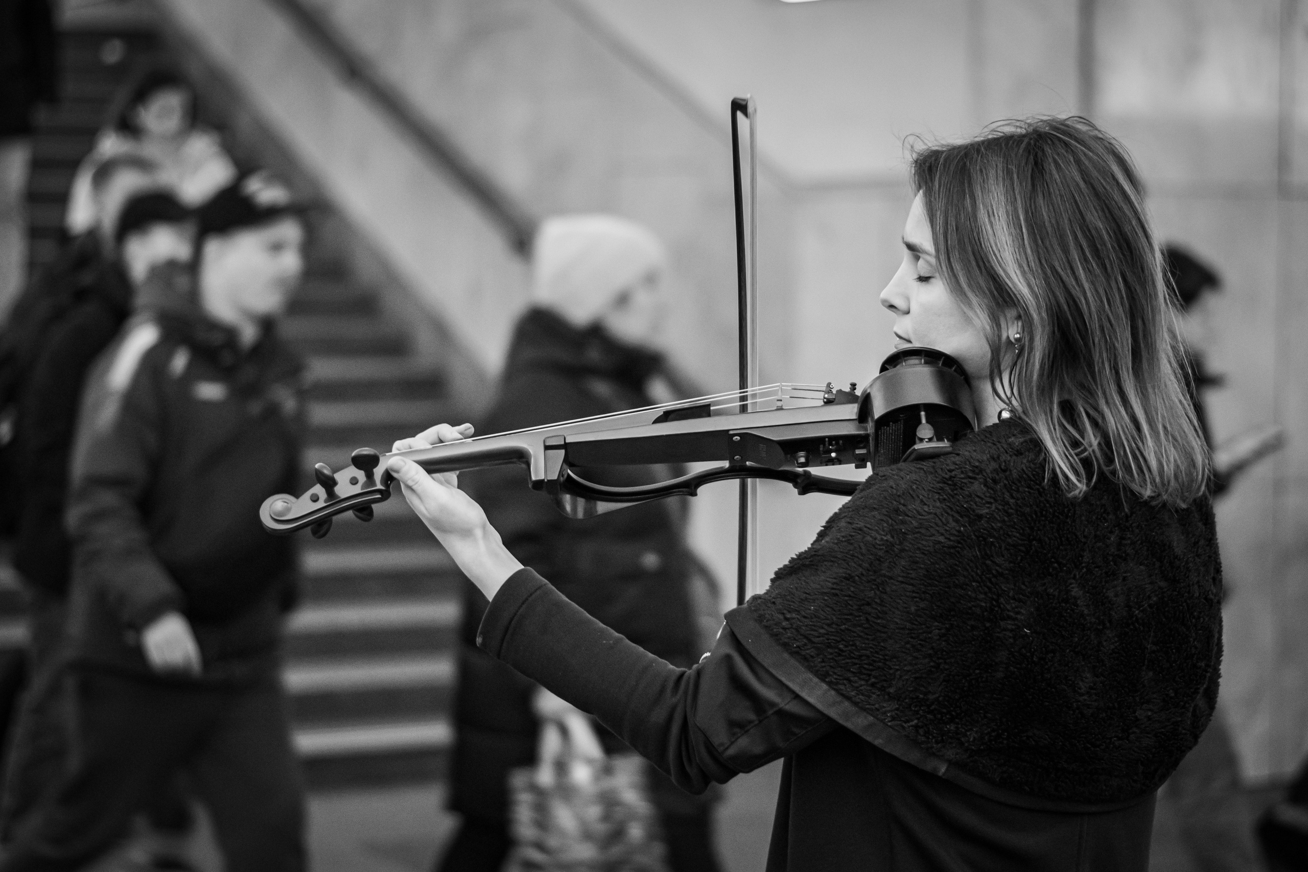 «Музыка в метро». Фотограф в Москве, фотожурналист Александр Малахов