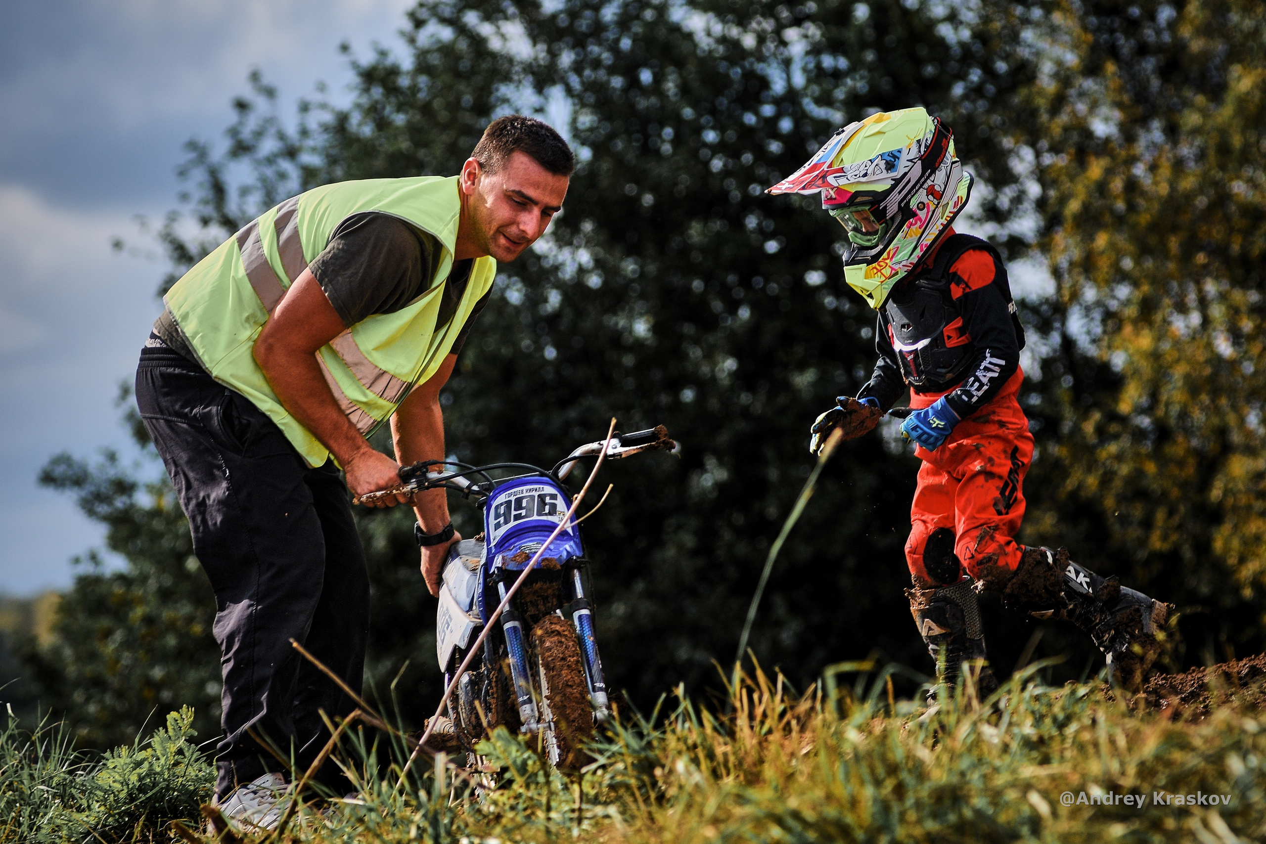 Мотокросс в городе Чкаловск. Фотограф Красков Андрей