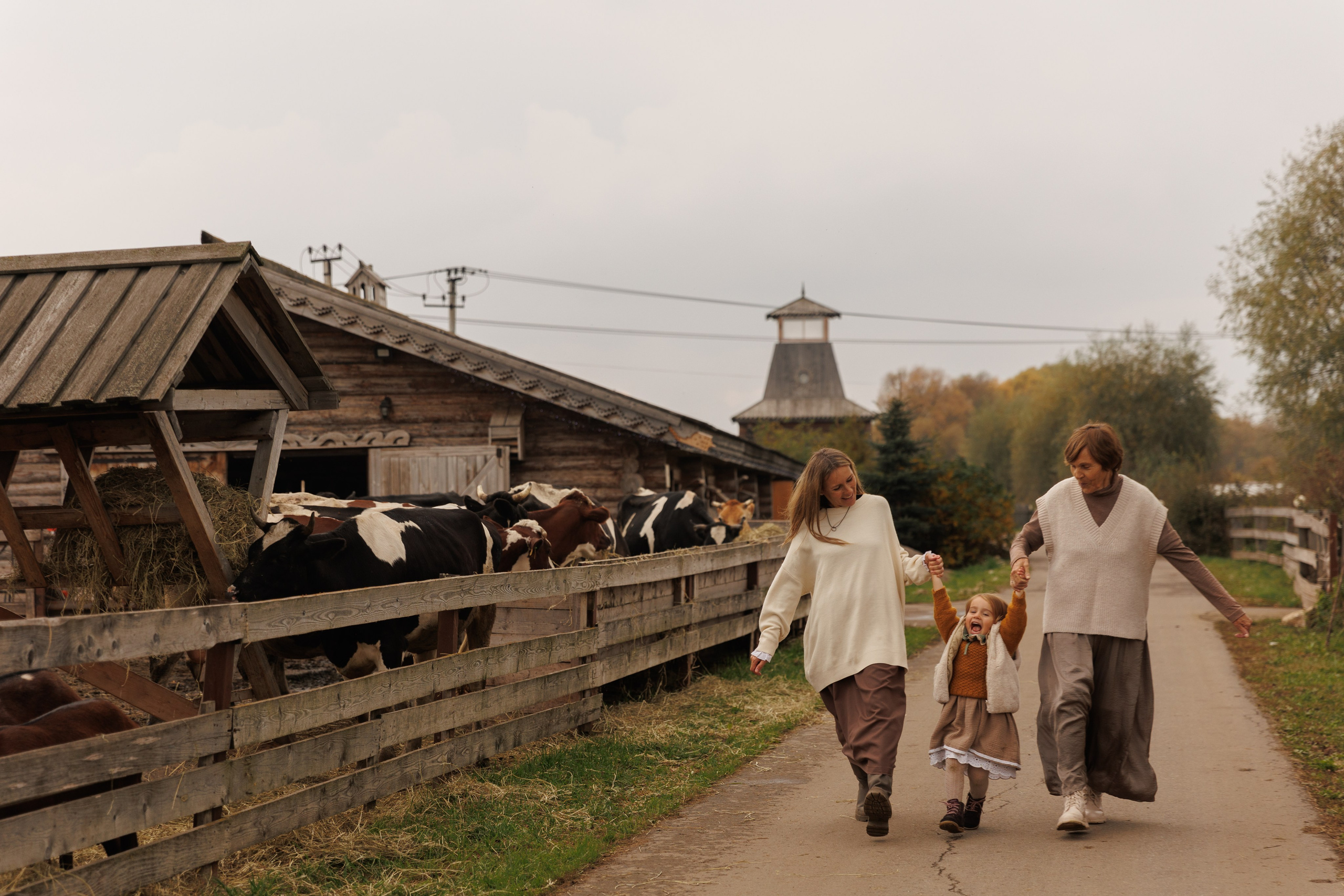 Осенняя прогулка (село Остров). Фотограф в Красногорске и Москве