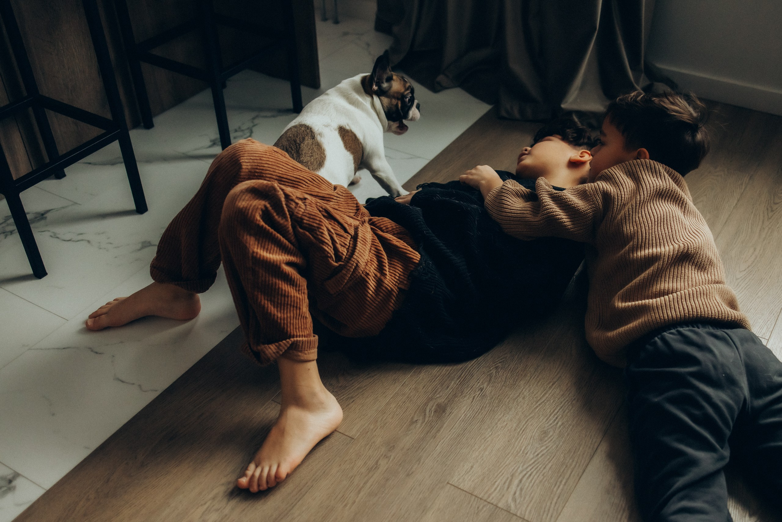 Руслан, Тимур и Луна. Семейный фотограф Москва