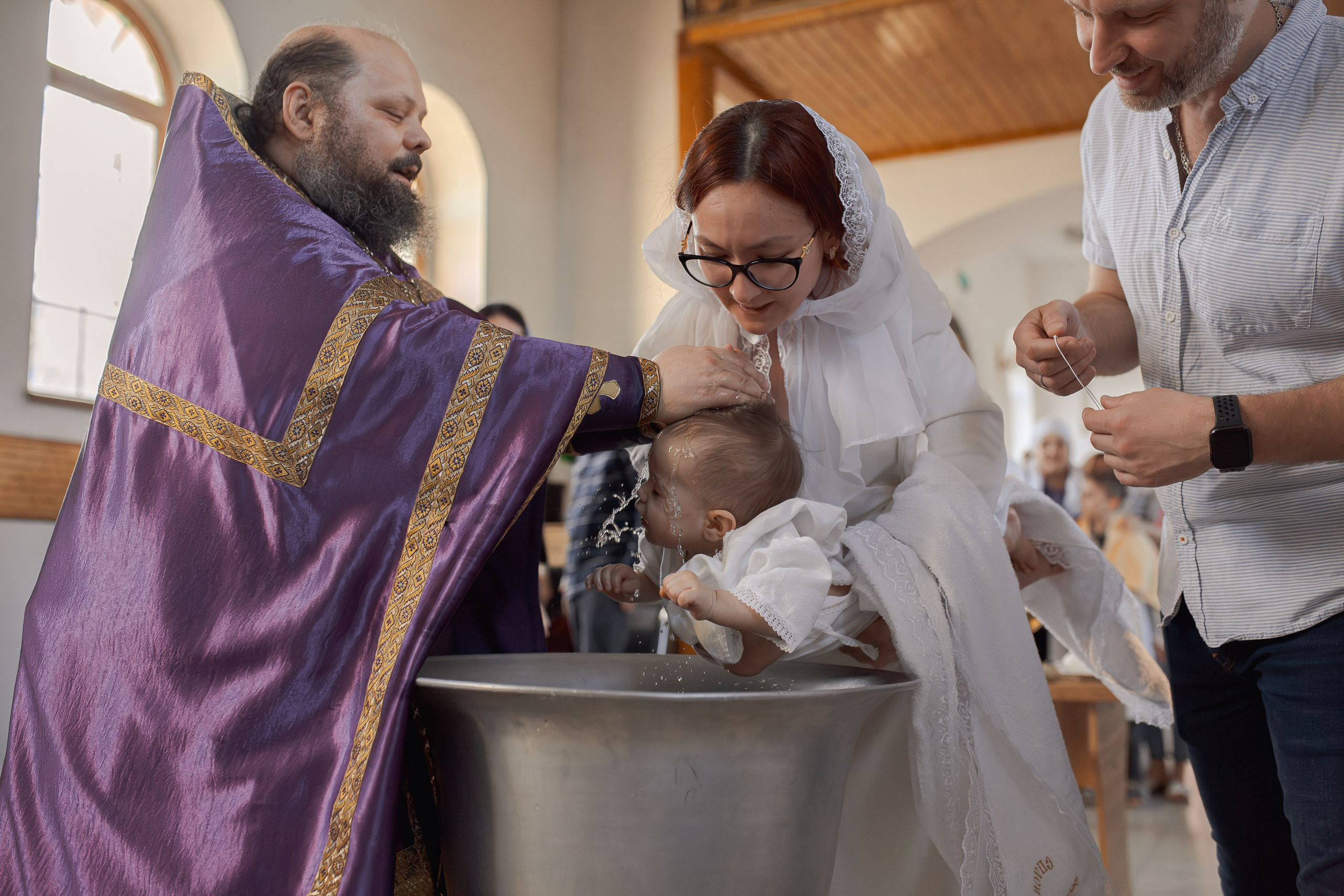 Крещение Вироники. Фотограф на Крещение и Венчание в Ташкенте