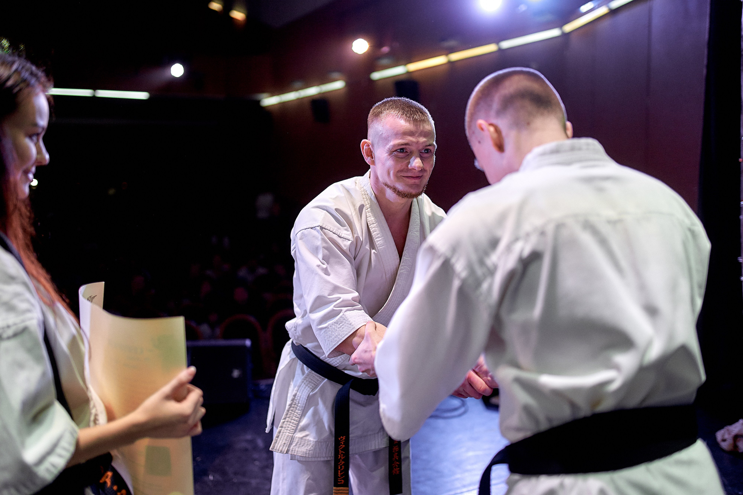 Репортаж награждения по дисциплине киокушин каратэ. Репортажный фотограф Ирина Курманаева