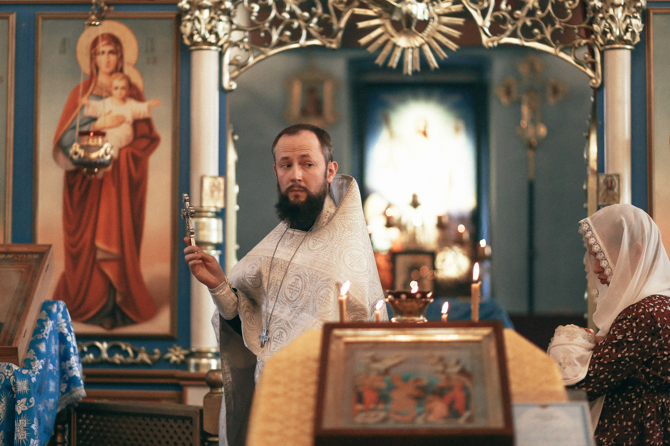 Крещение Софии. Храм Корсунской Иконы Божией Матери. Антонина Морозова, профессиональный семейный фотограф видеограф