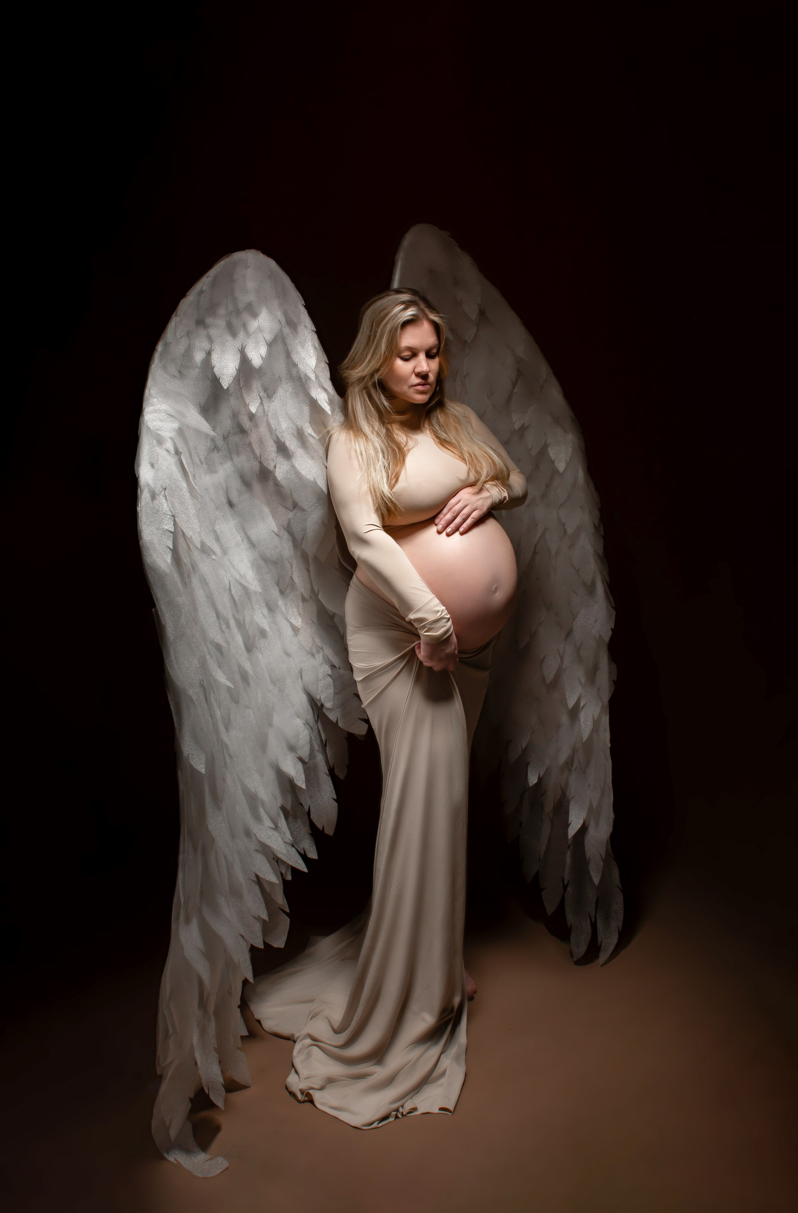 Фотосессия с крыльями. Фотосессия беременности — Крылова Натали — Москва