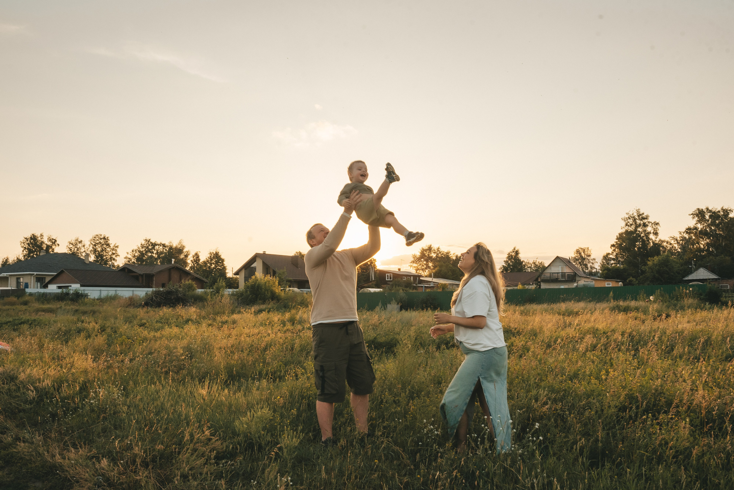 Маша Андрей Женя. Семейная фотосессия в Новосибирске от фотографа Ольги Коваль