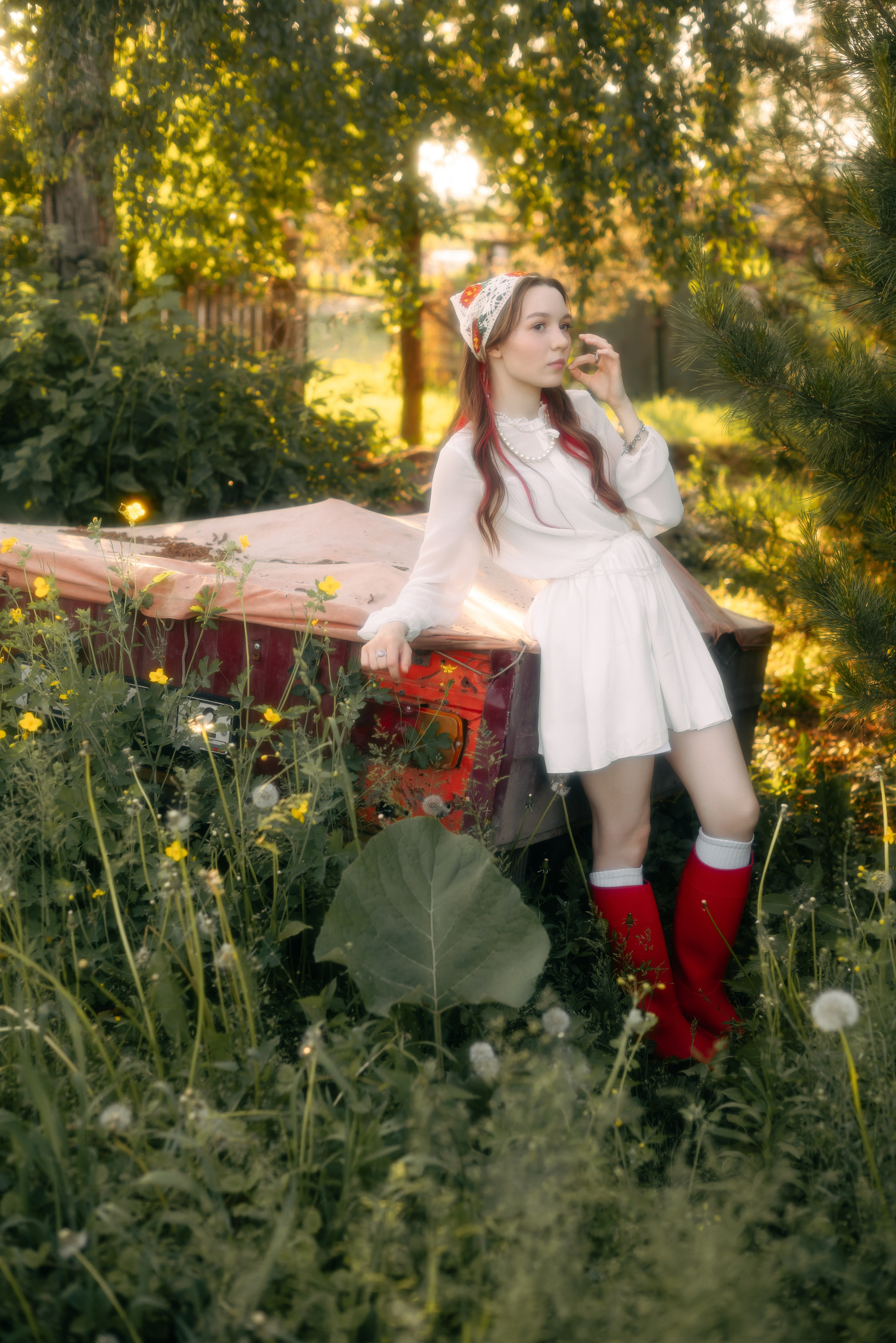 Фотосессия в деревенском стиле в Сухово г. Кемерово