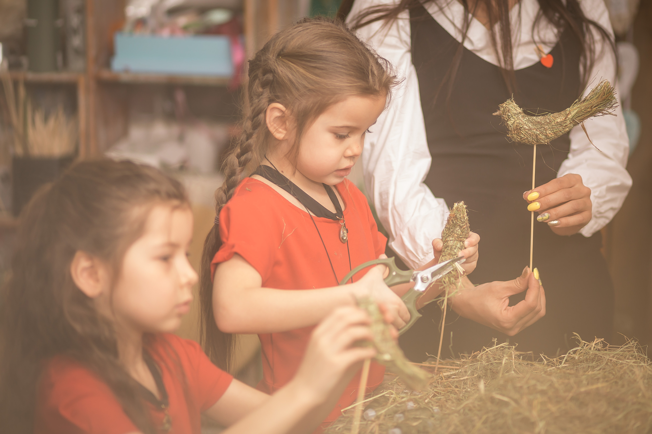 Телепроект «Вместе с мамой» — в мастерской Натальи Киляевой. Фотографиня Мария Дикова