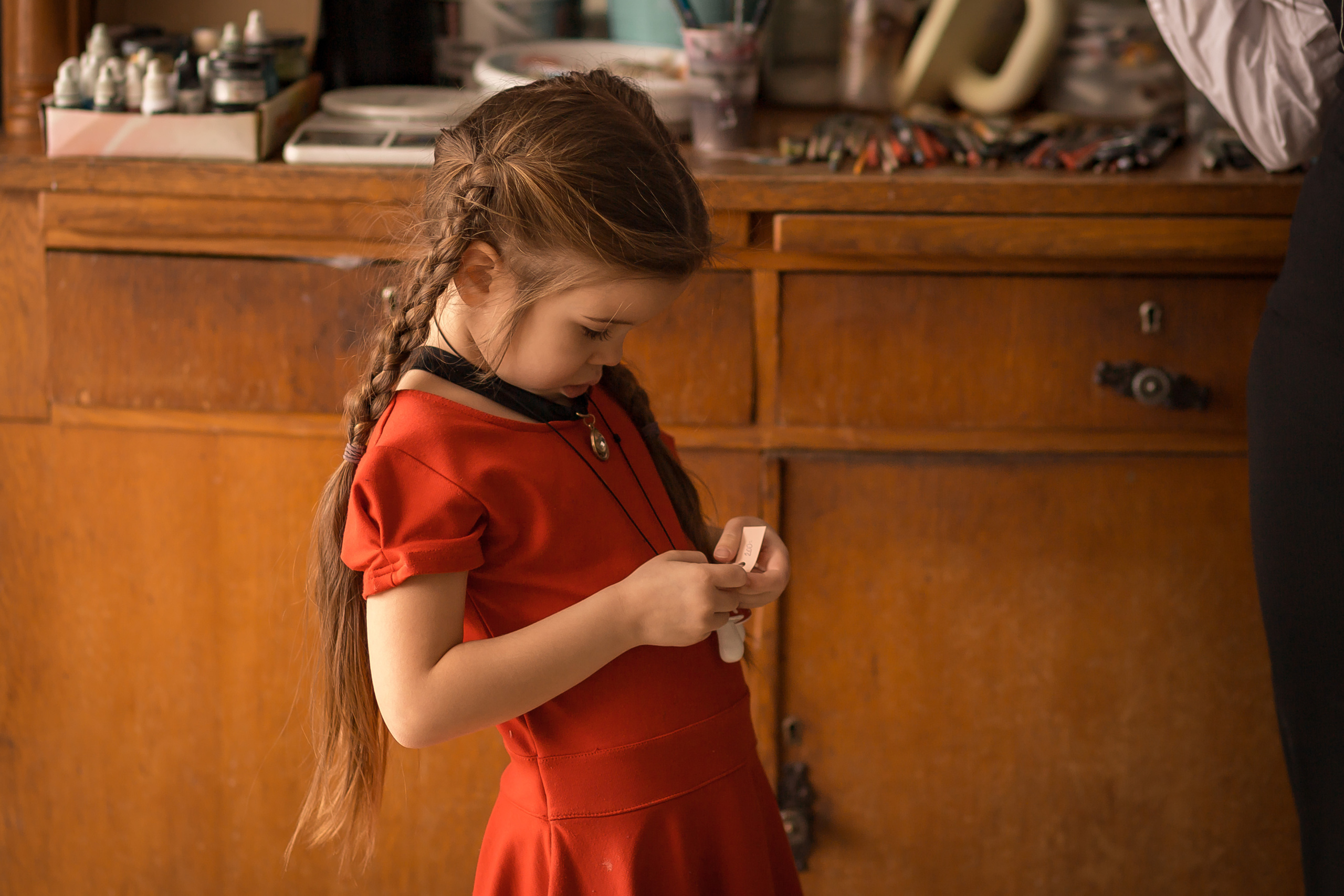 Телепроект «Вместе с мамой» — в мастерской Натальи Киляевой. Фотографиня Мария Дикова