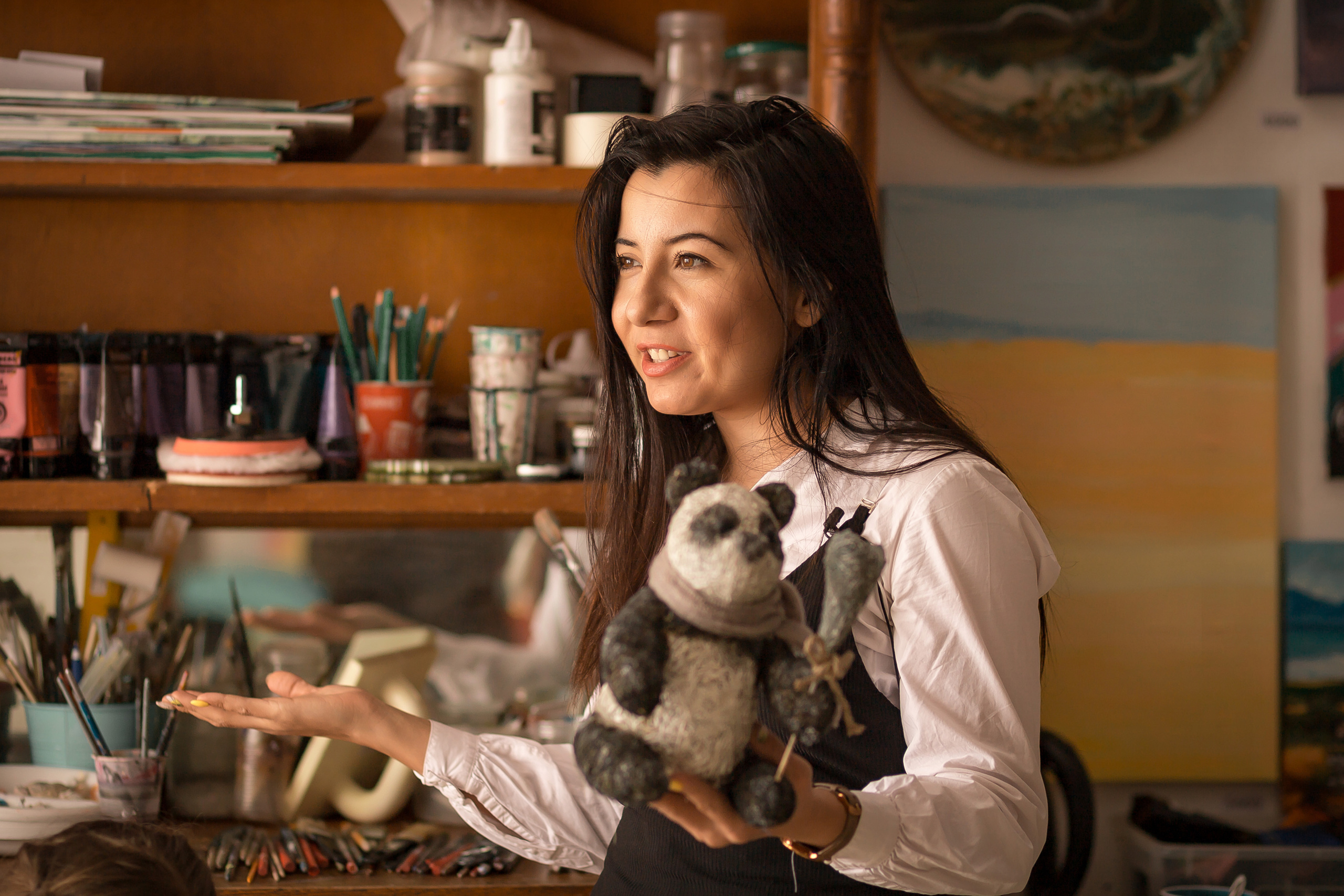 Телепроект «Вместе с мамой» — в мастерской Натальи Киляевой. Фотографиня Мария Дикова