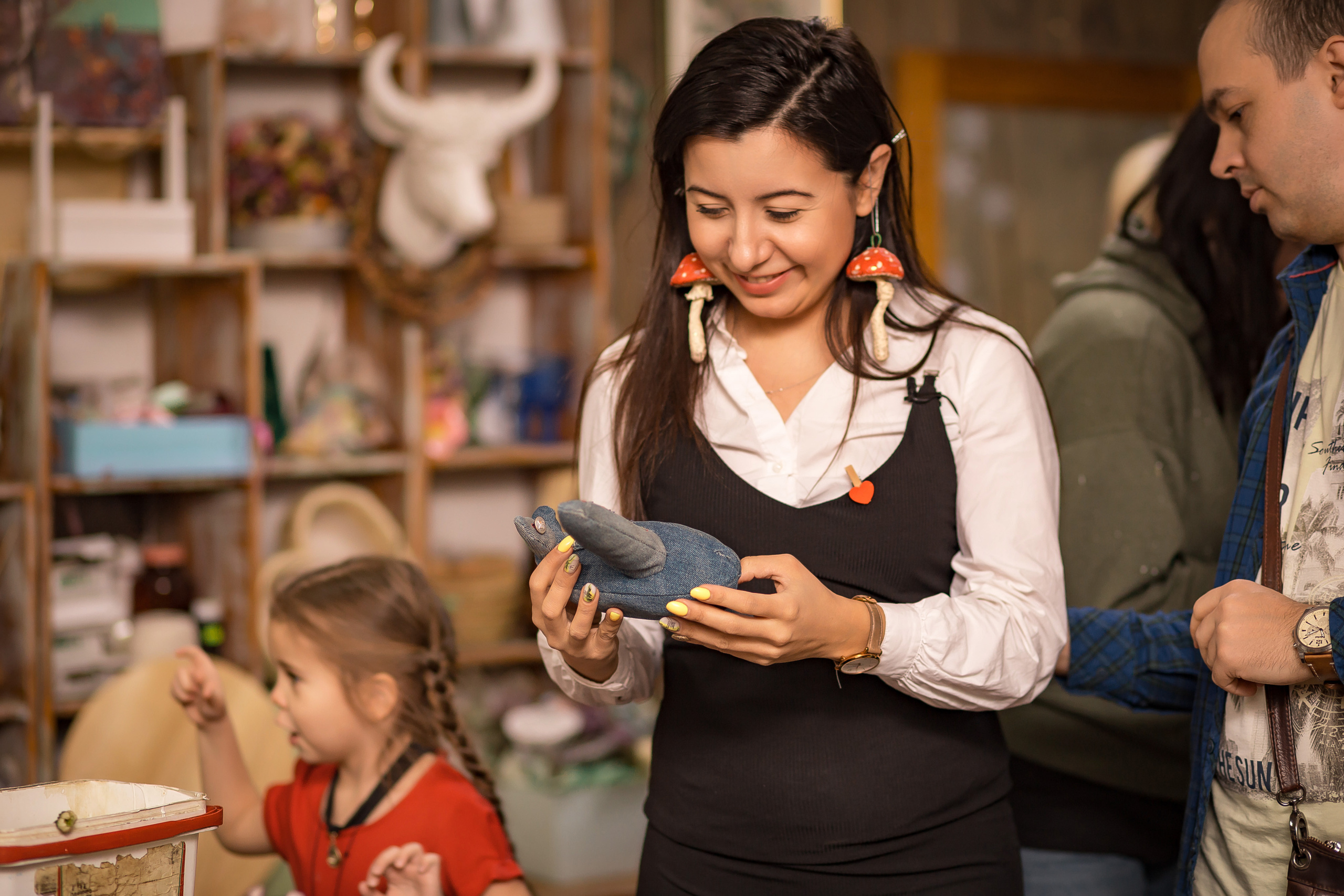Телепроект «Вместе с мамой» — в мастерской Натальи Киляевой. Фотографиня Мария Дикова