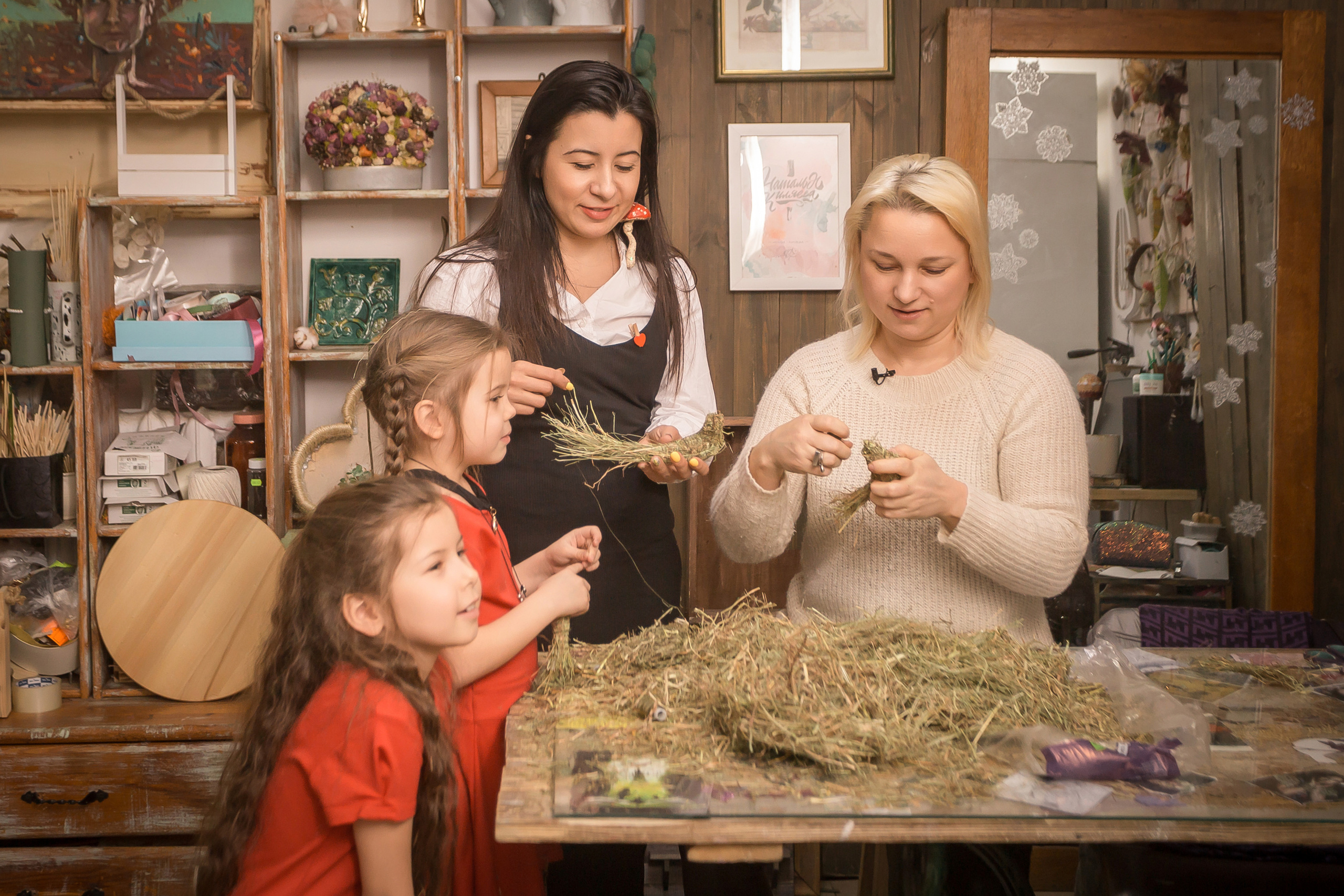 Телепроект «Вместе с мамой» — в мастерской Натальи Киляевой. Фотографиня Мария Дикова