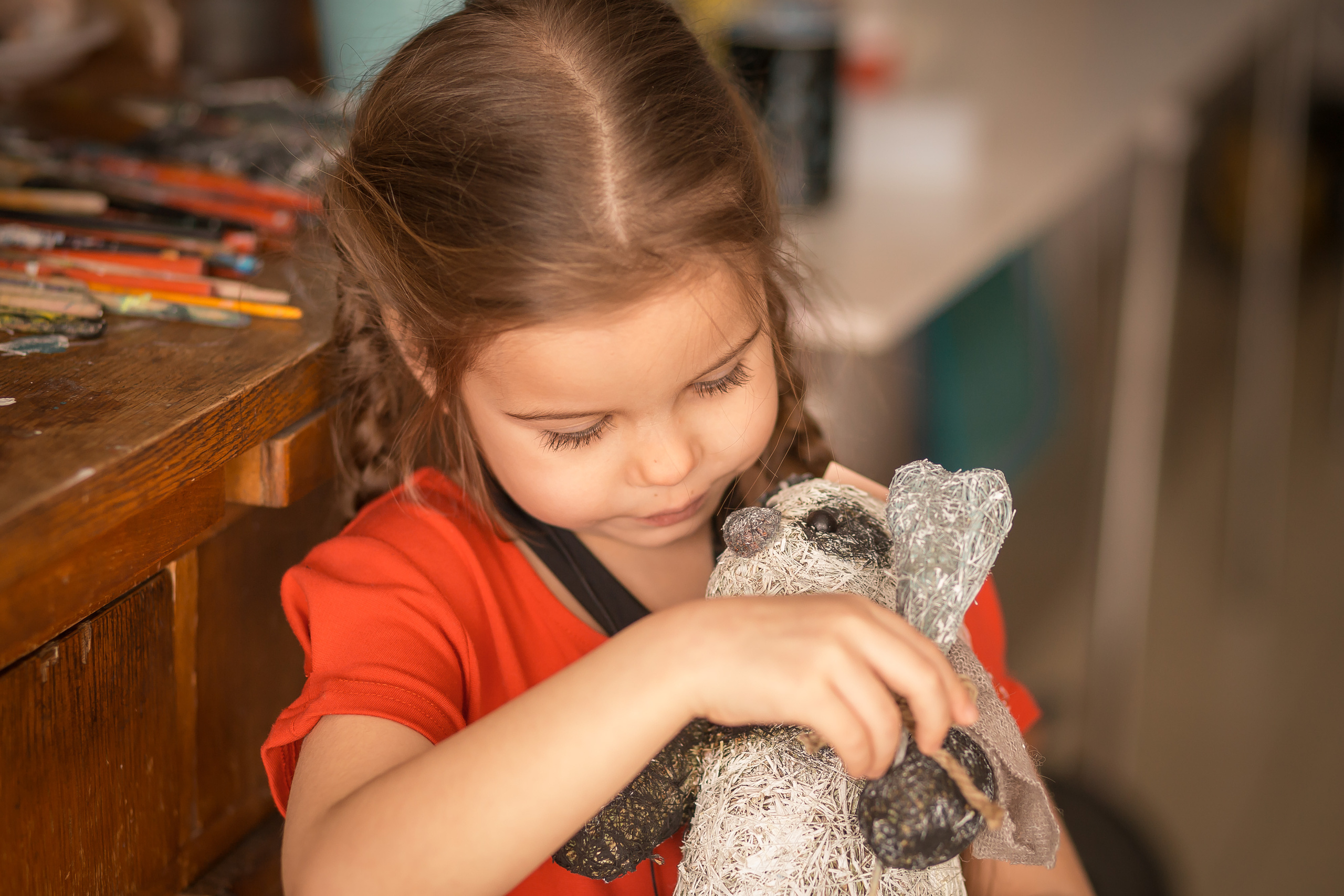 Телепроект «Вместе с мамой» — в мастерской Натальи Киляевой. Фотографиня Мария Дикова