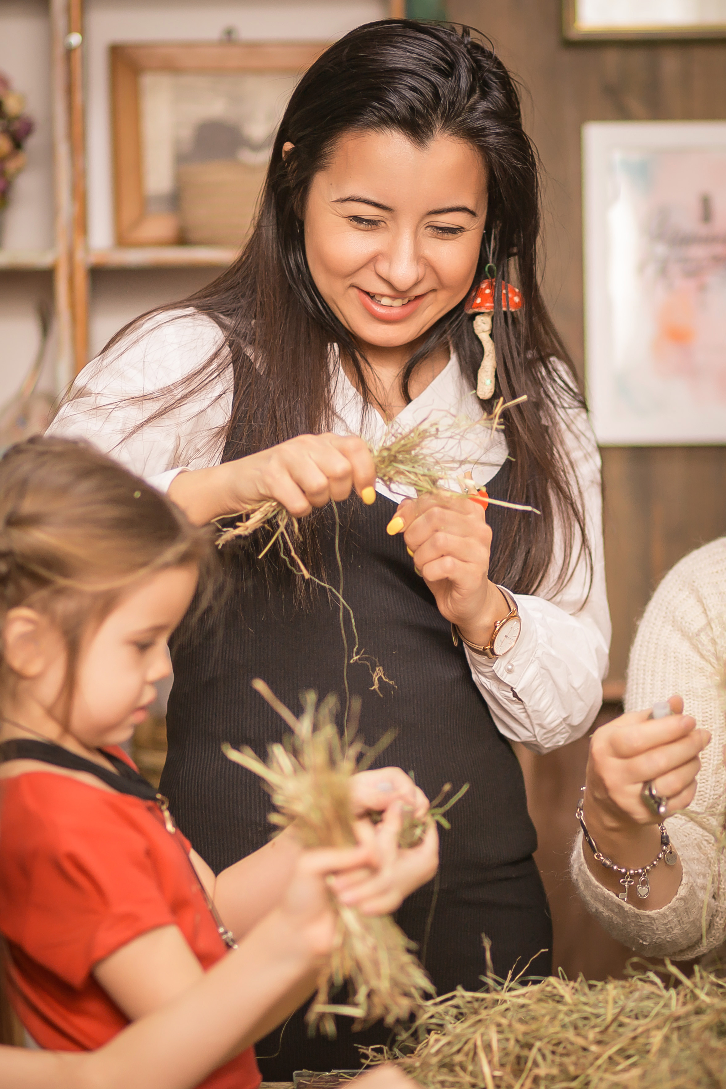 Телепроект «Вместе с мамой» — в мастерской Натальи Киляевой. Фотографиня Мария Дикова