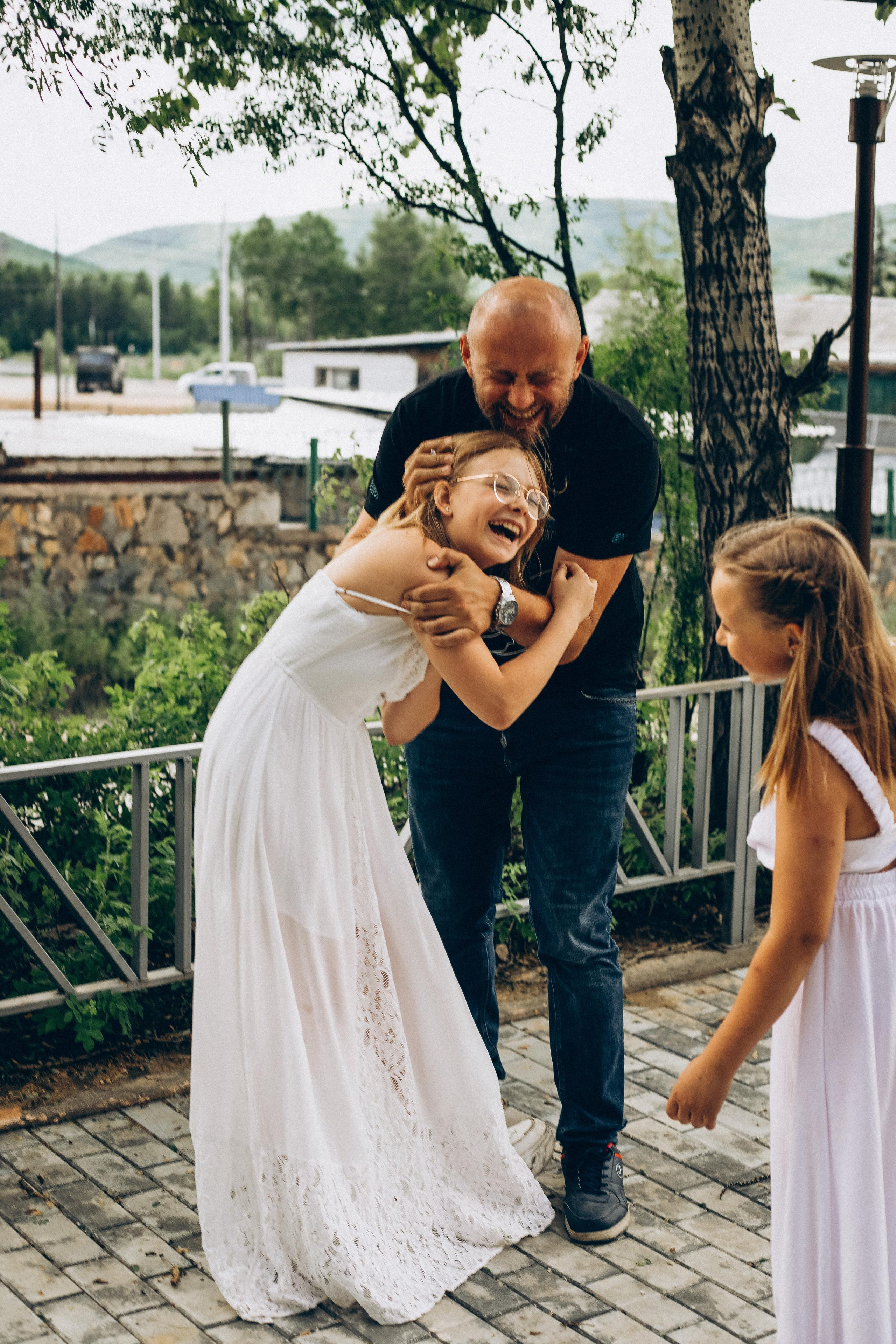 Папа и дочки. Семейный и детский фотограф город Тында Дарья