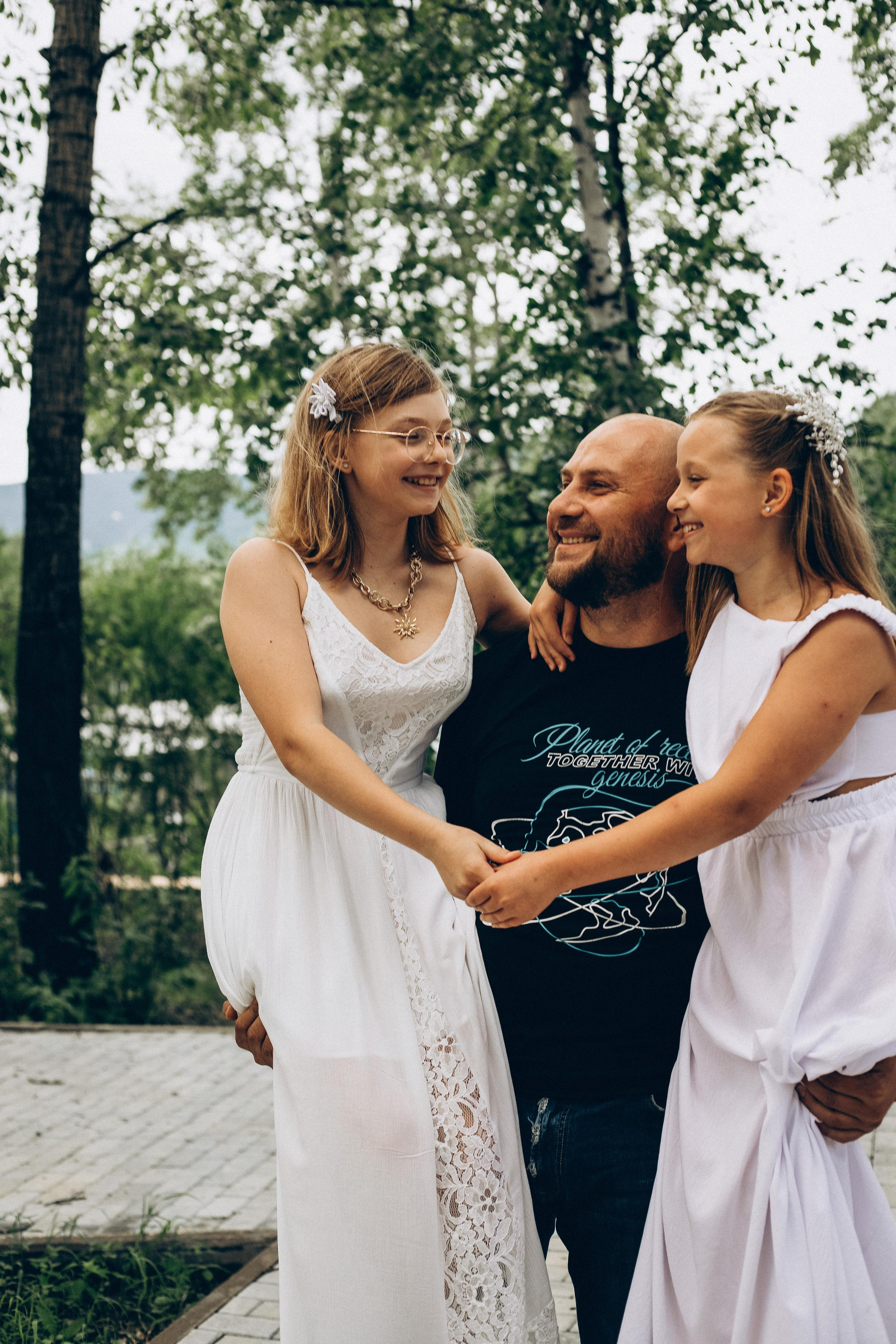 Папа и дочки. Семейный и детский фотограф город Тында Дарья