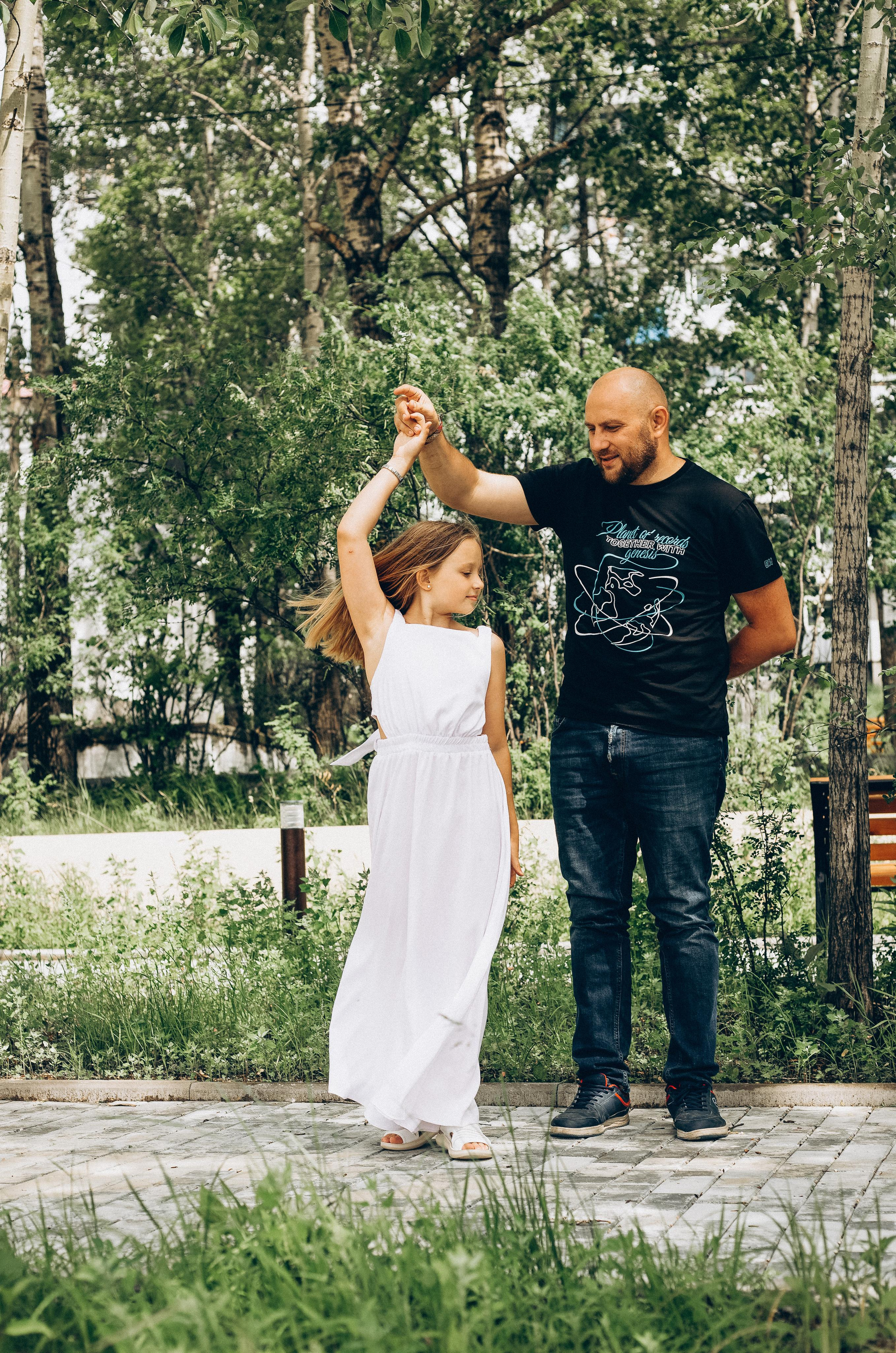 Папа и дочки. Семейный и детский фотограф город Тында Дарья