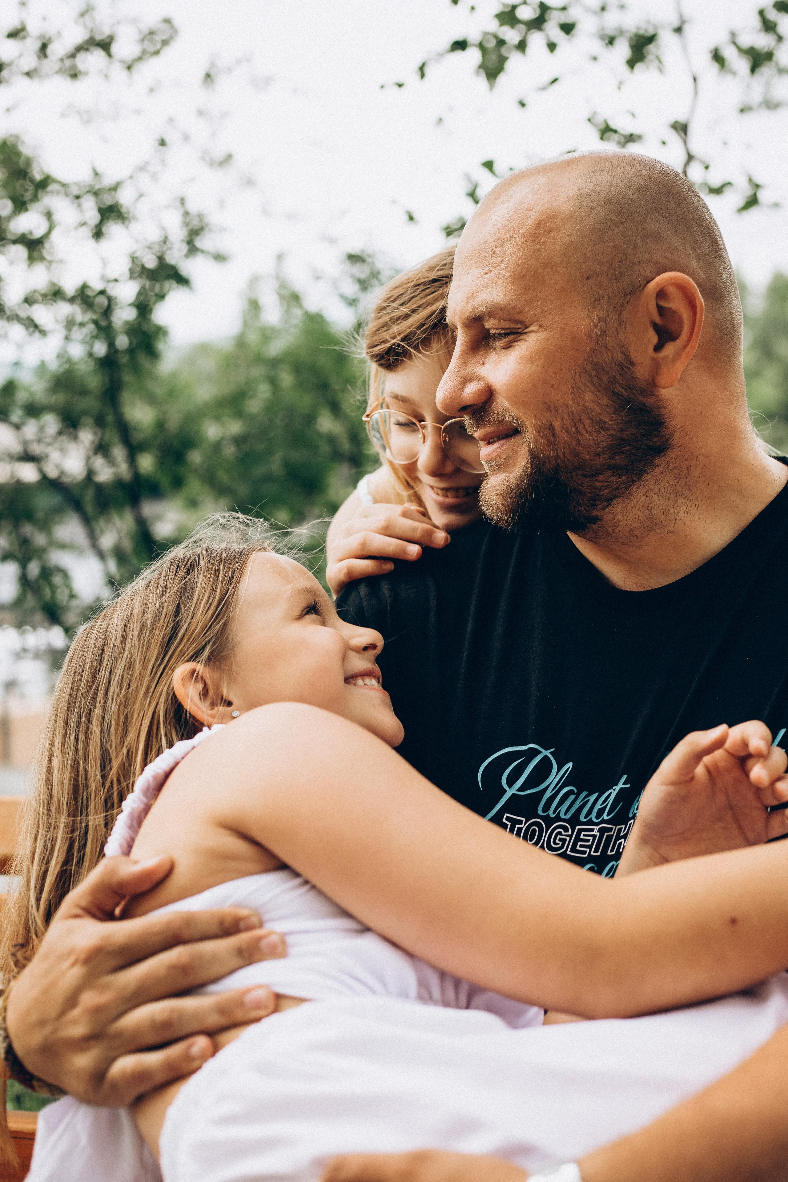Папа и дочки. Семейный и детский фотограф город Тында Дарья